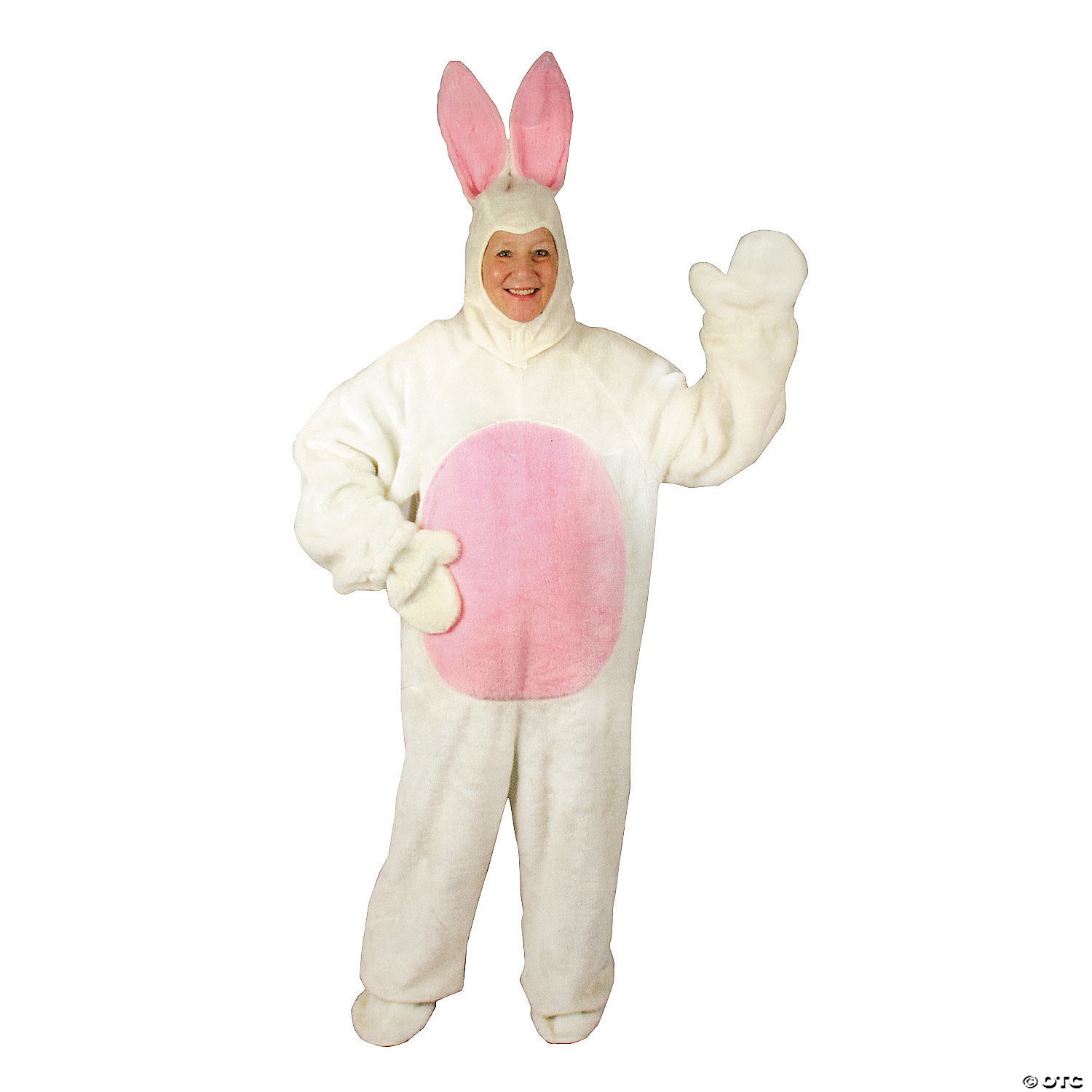 Adult Men's White Easter Bunny Costume
