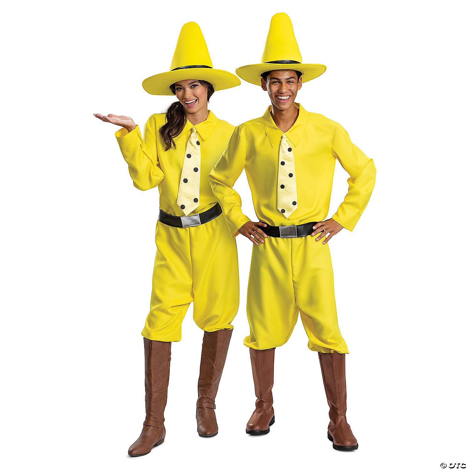 Adult Person In The Yellow Hat Costume - Large/Extra Large