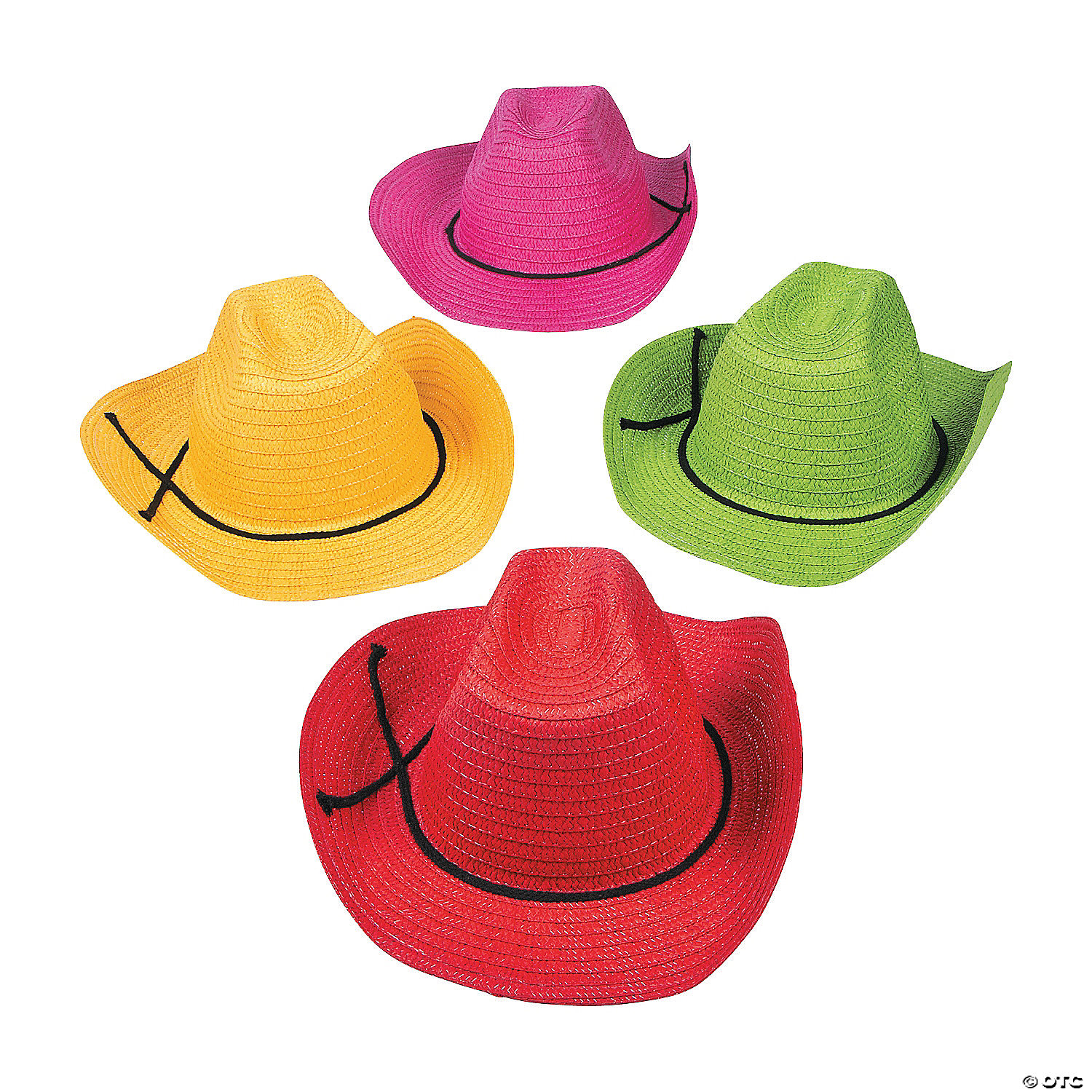 vrede Satire Vær sød at lade være Adult's Colorful Cowboy Hats - 12 Pc. | Oriental Trading