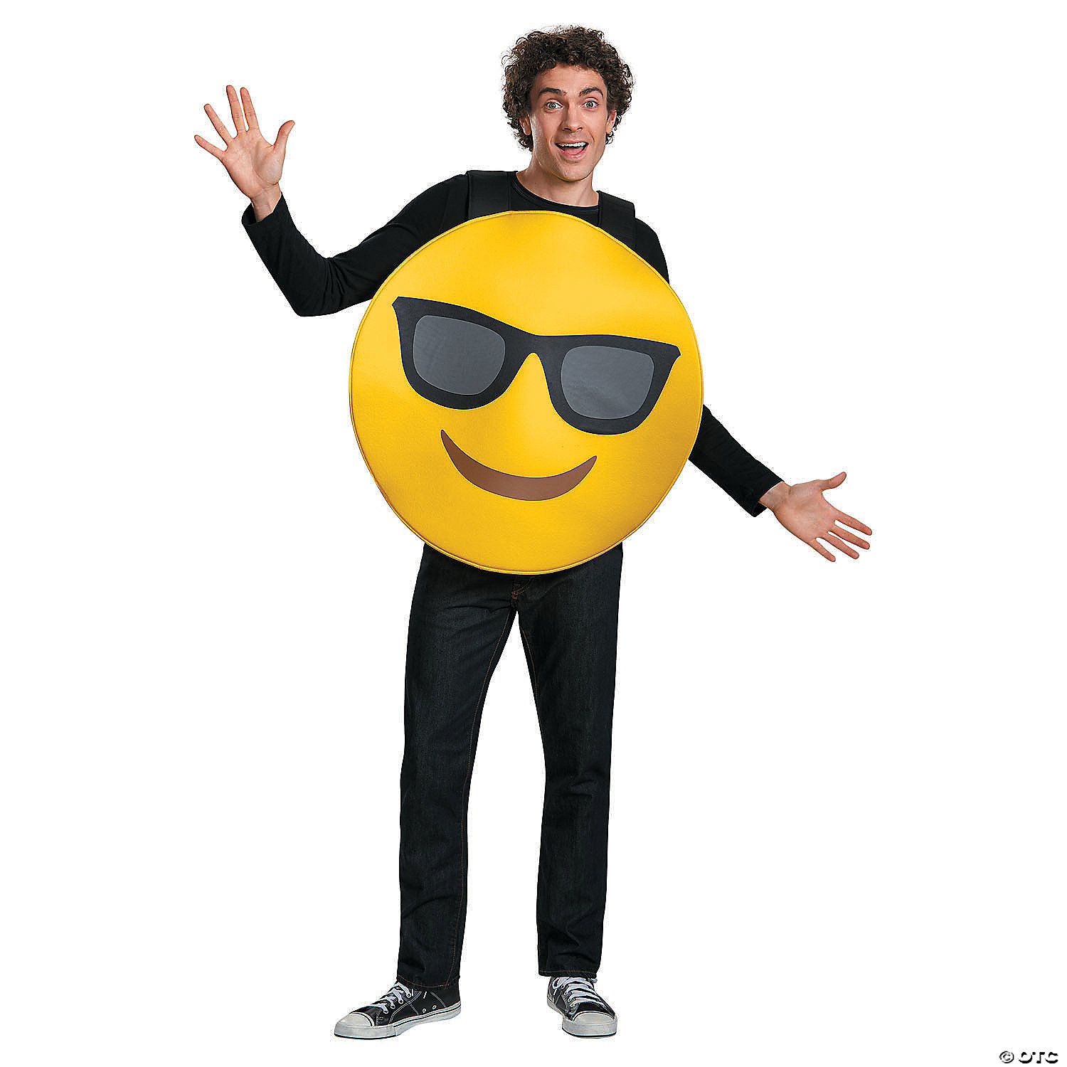 Adult Sunglasses Emoji Sandwich Board Costume