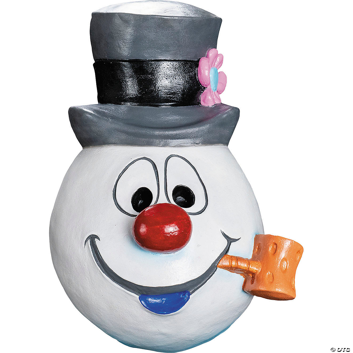 Adults Frosty the Snowman™ Frosty Latex Mask - One Size