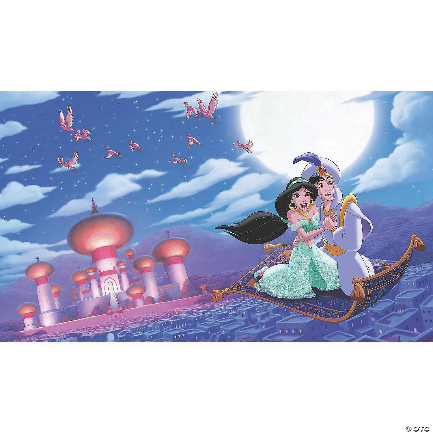 Aladdin A Whole New World Prepasted Wallpaper Mural | Oriental Trading