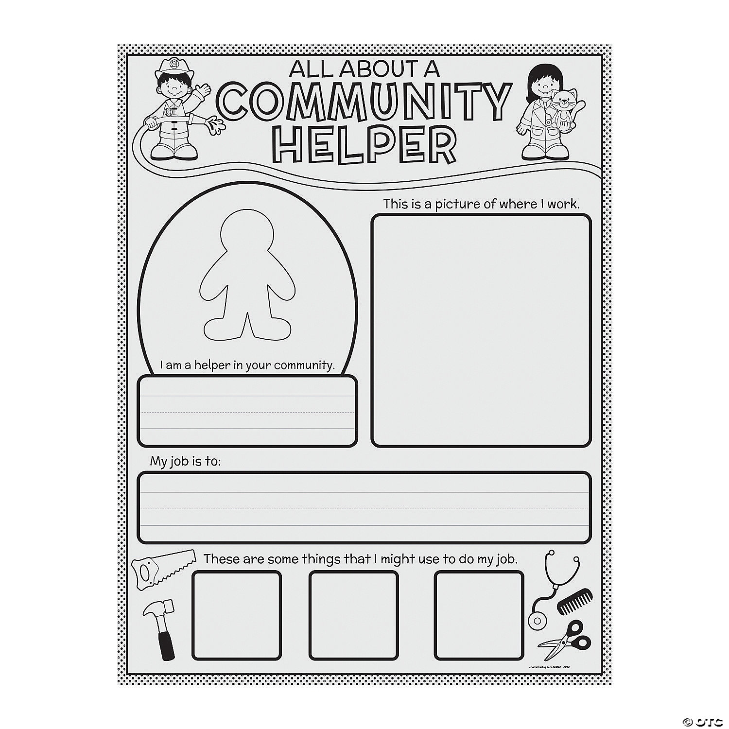 community helpers worksheets 2nd grade