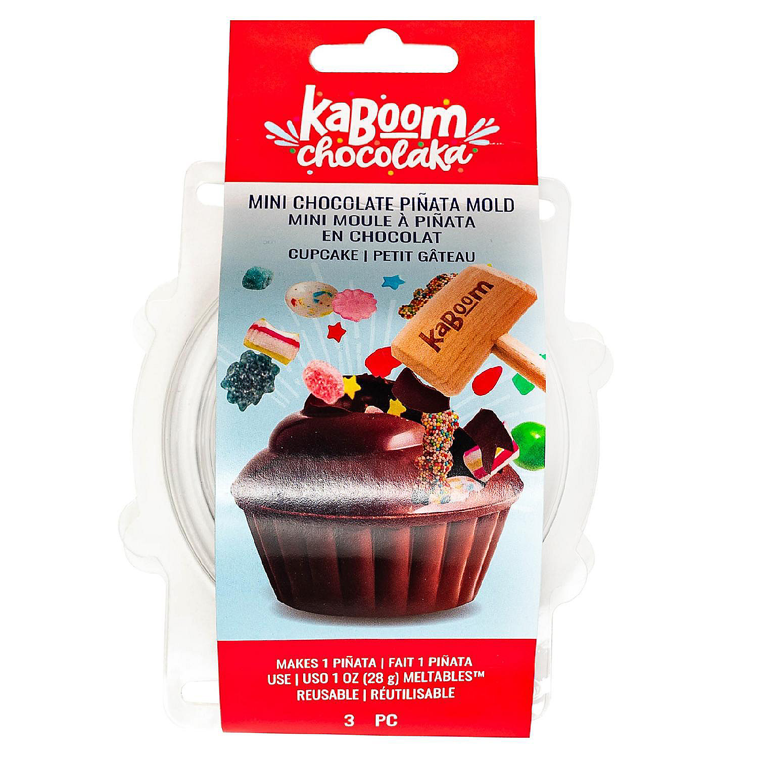 American Crafts Kaboom Chocolaka Mini MoldCupcake Oriental Trading