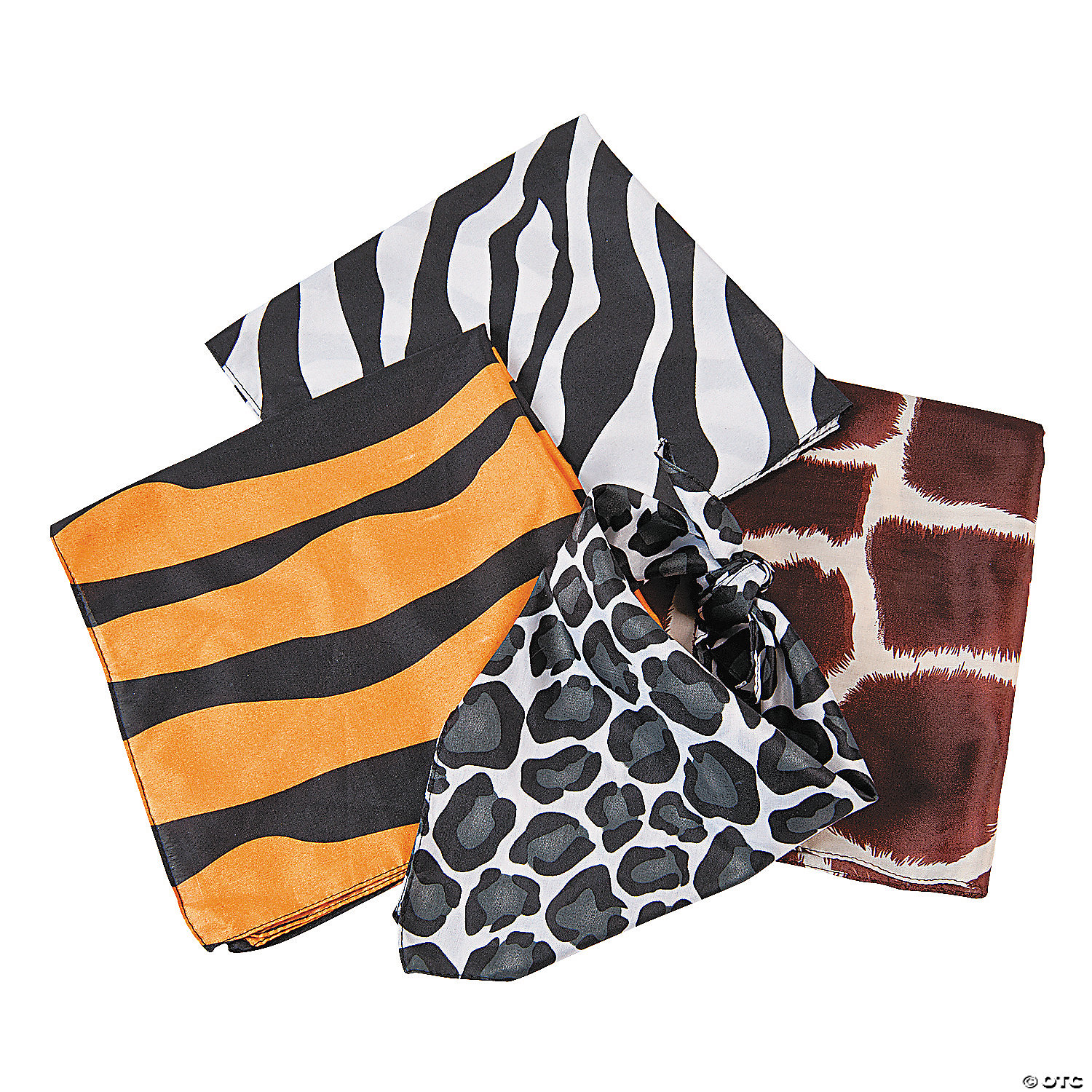 Wholesale Lot 3 Cheetah Leopard Animal Print 100% Cotton 22"x22" Bandana 