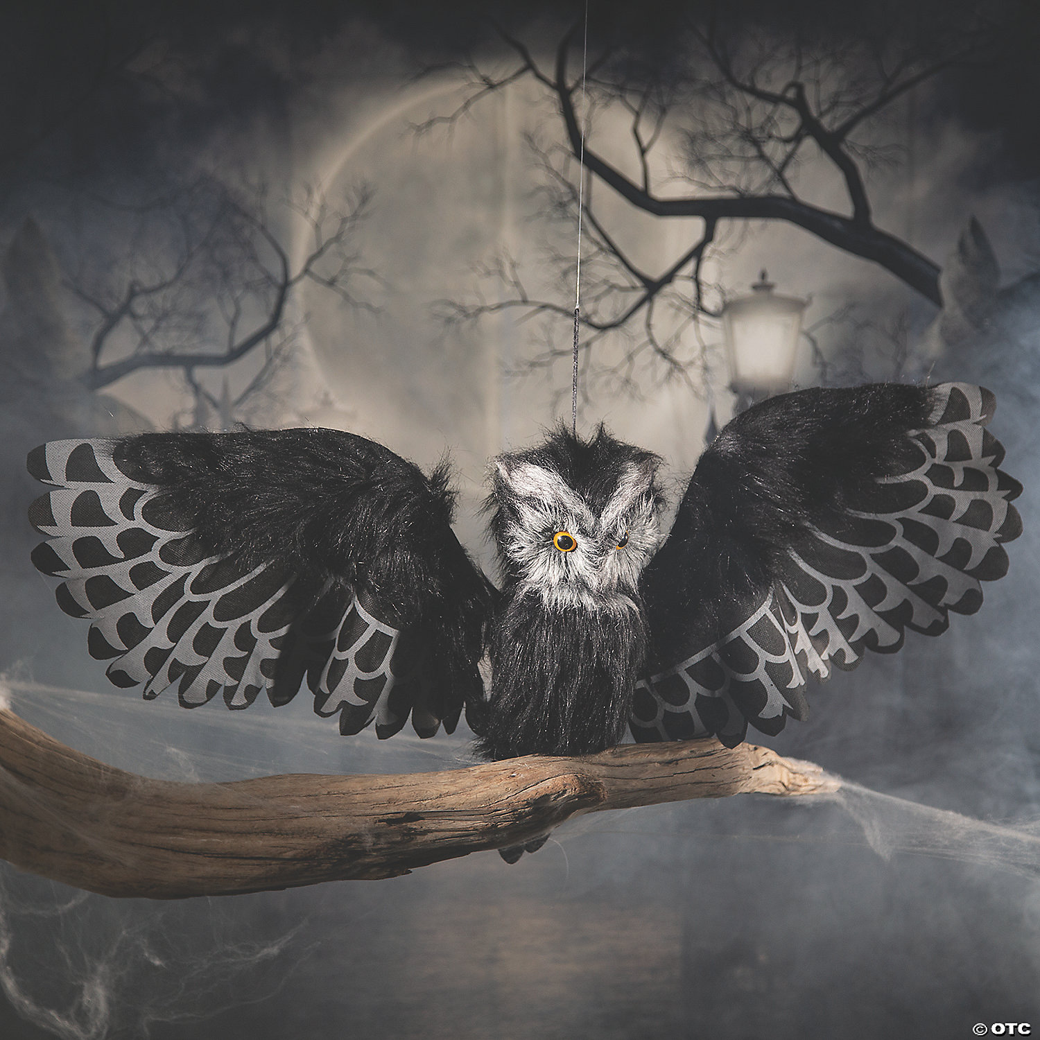 Animated Hanging Owl Halloween Decoration | Oriental Trading