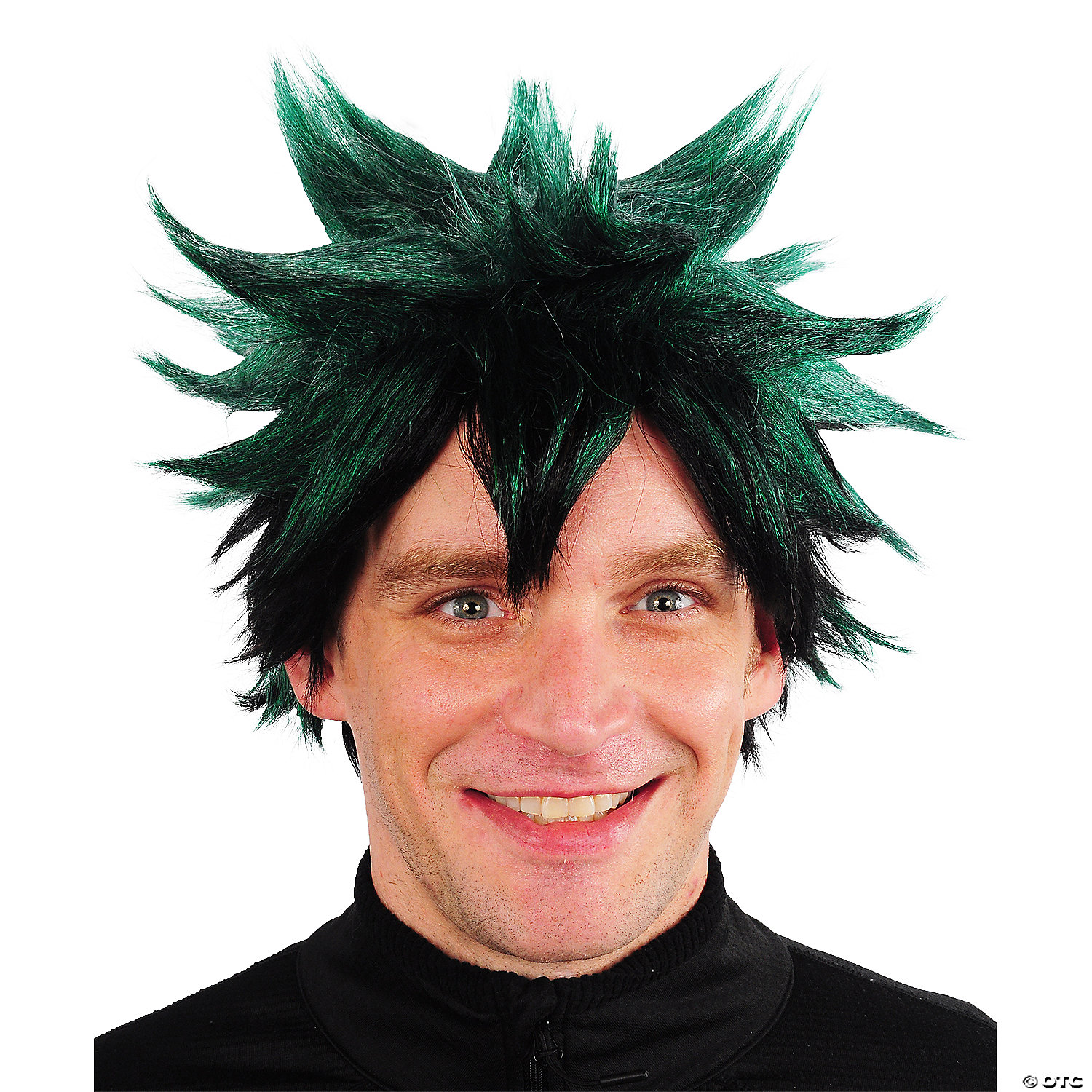 Anime Spike Green Wig | Oriental Trading