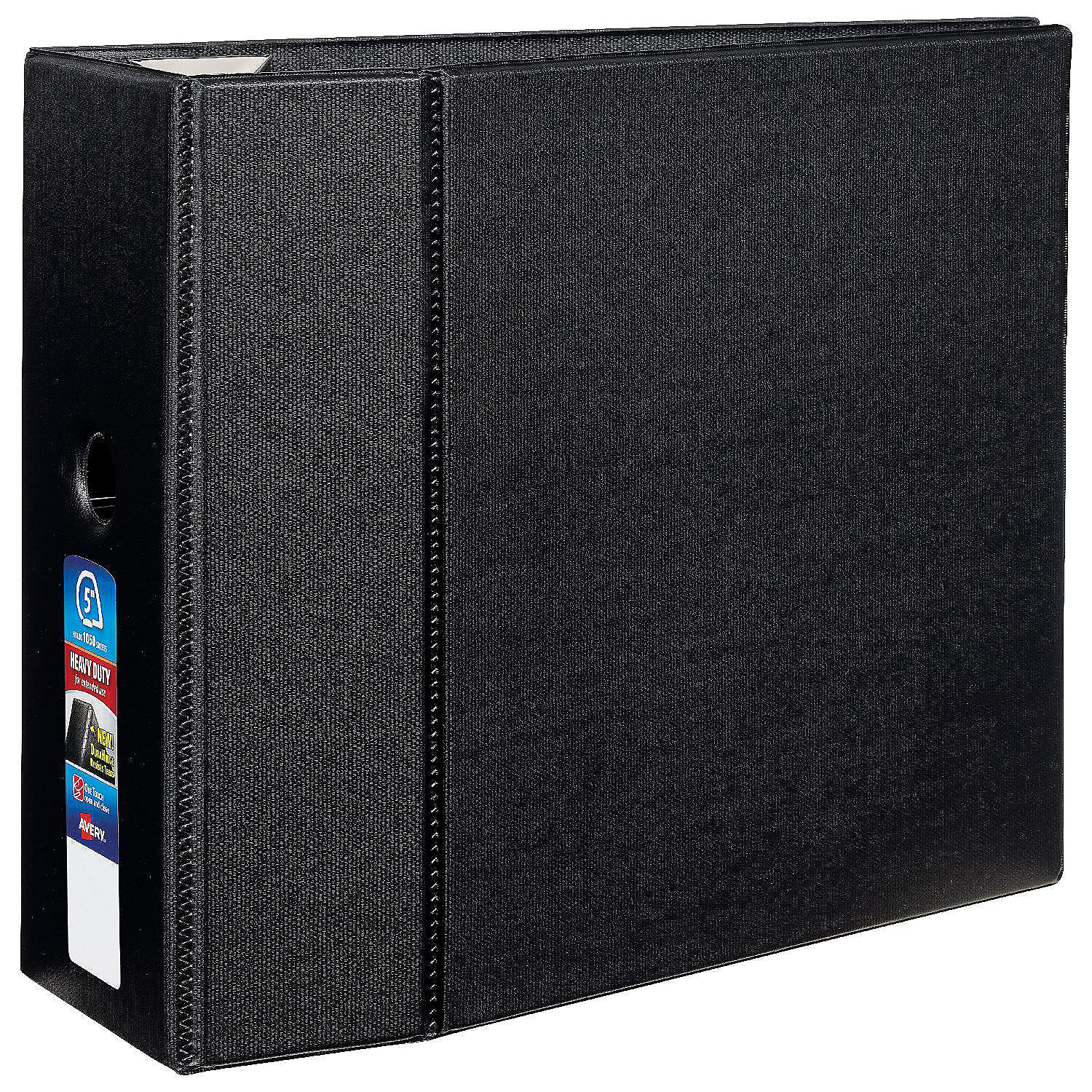 Avery 5" HeavyDuty Binder, EZD Ring, Black, 925 Sheets