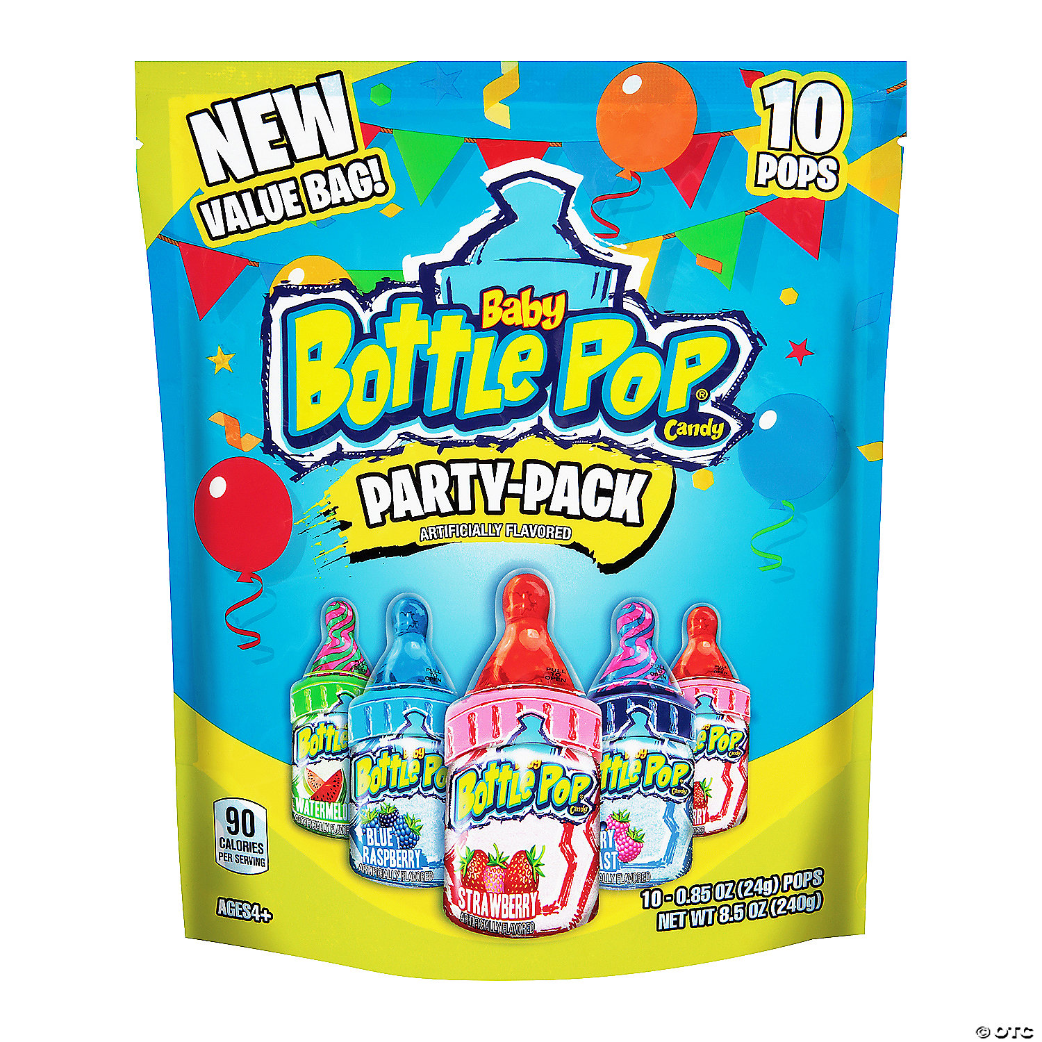 Aardrijkskunde Stout partij Baby Bottle Pop® Party Pack - 10 Pc. | Oriental Trading