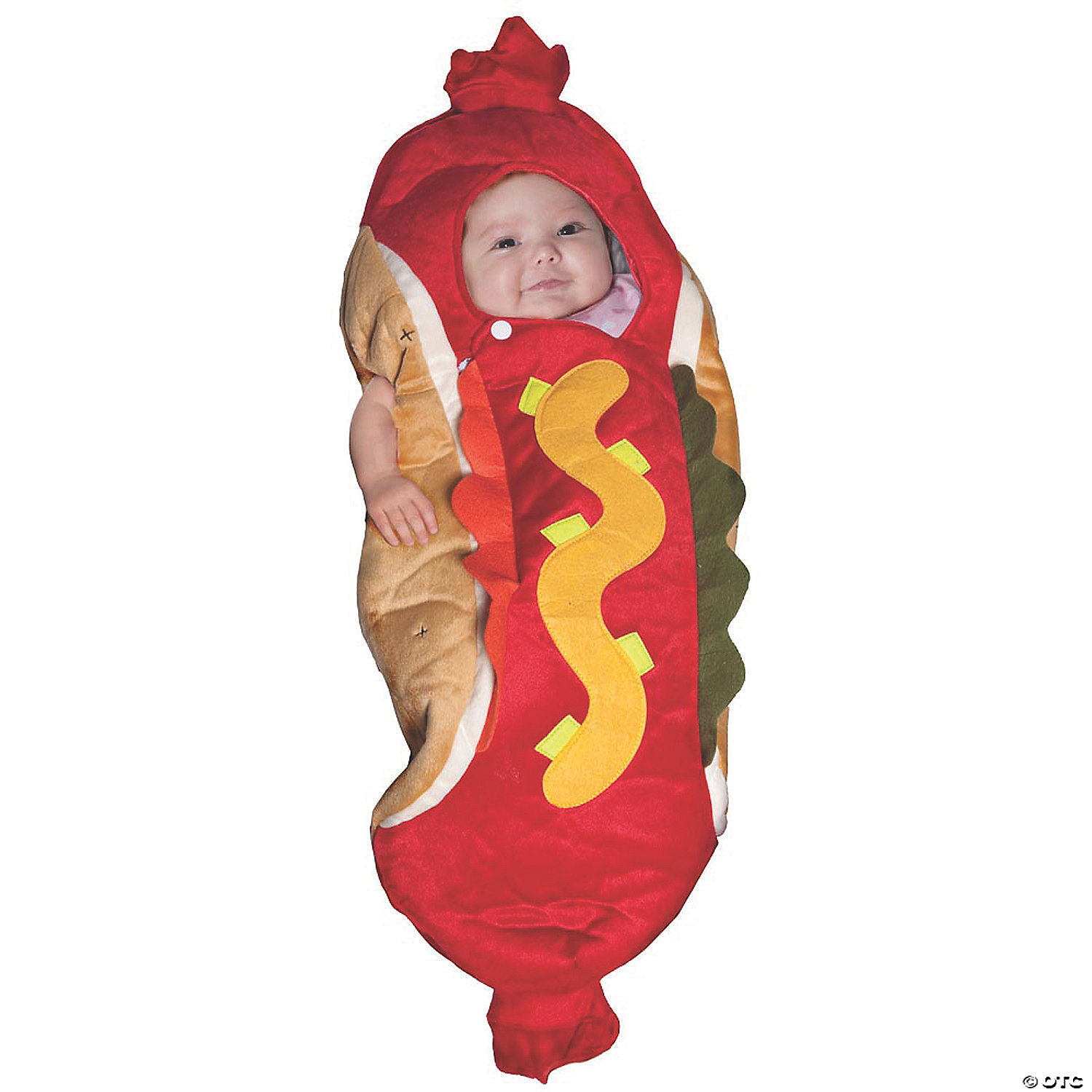 Labe Eligibility clutch Baby Lil Hot Dog Bunting Costume - 0-6 Months | Oriental Trading