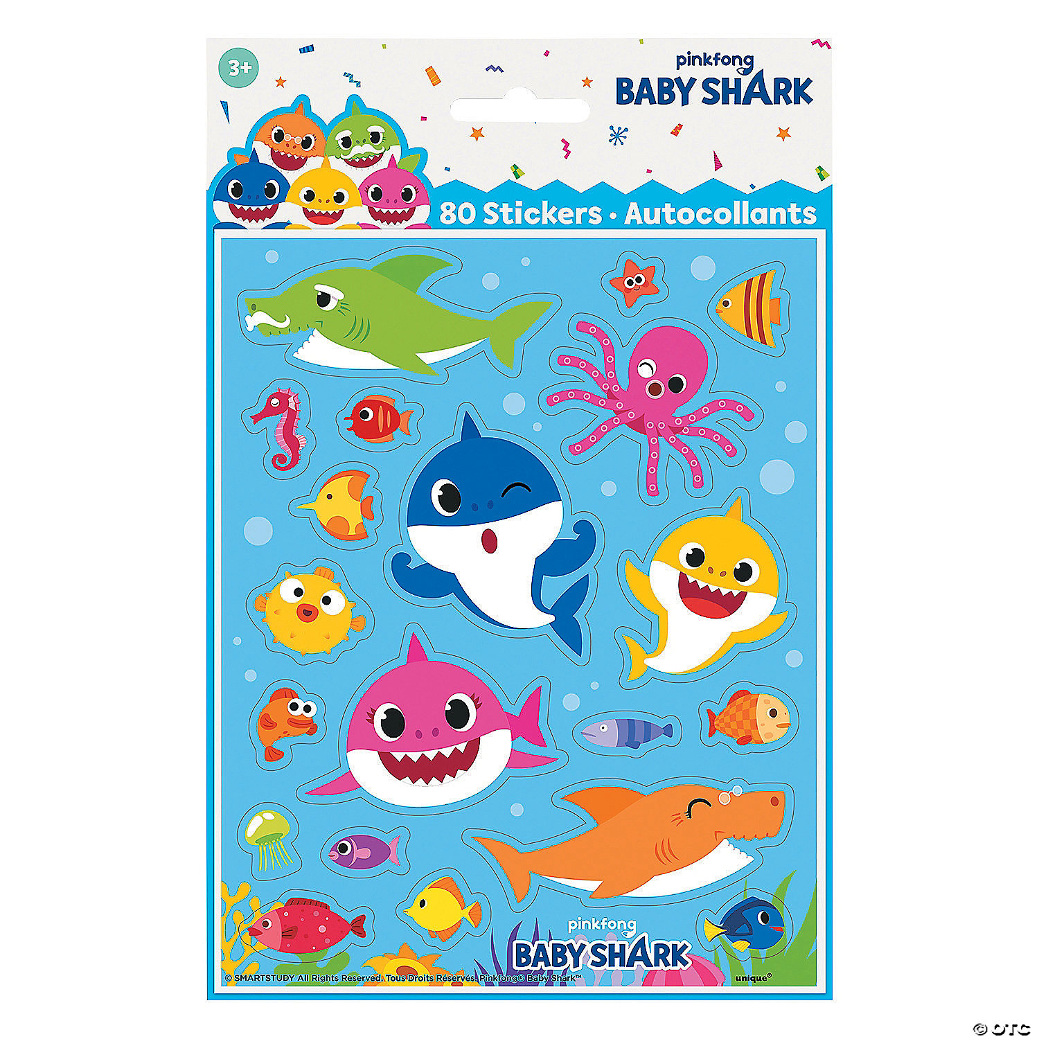 Verfijning Diplomaat chatten Baby Shark Sticker Sheets - 4 Pc. | Oriental Trading