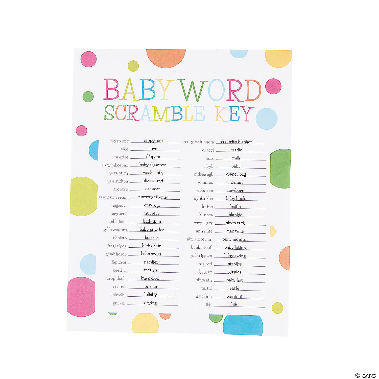 baby-word-scramble-baby-shower-game-24-sheets-ubicaciondepersonas