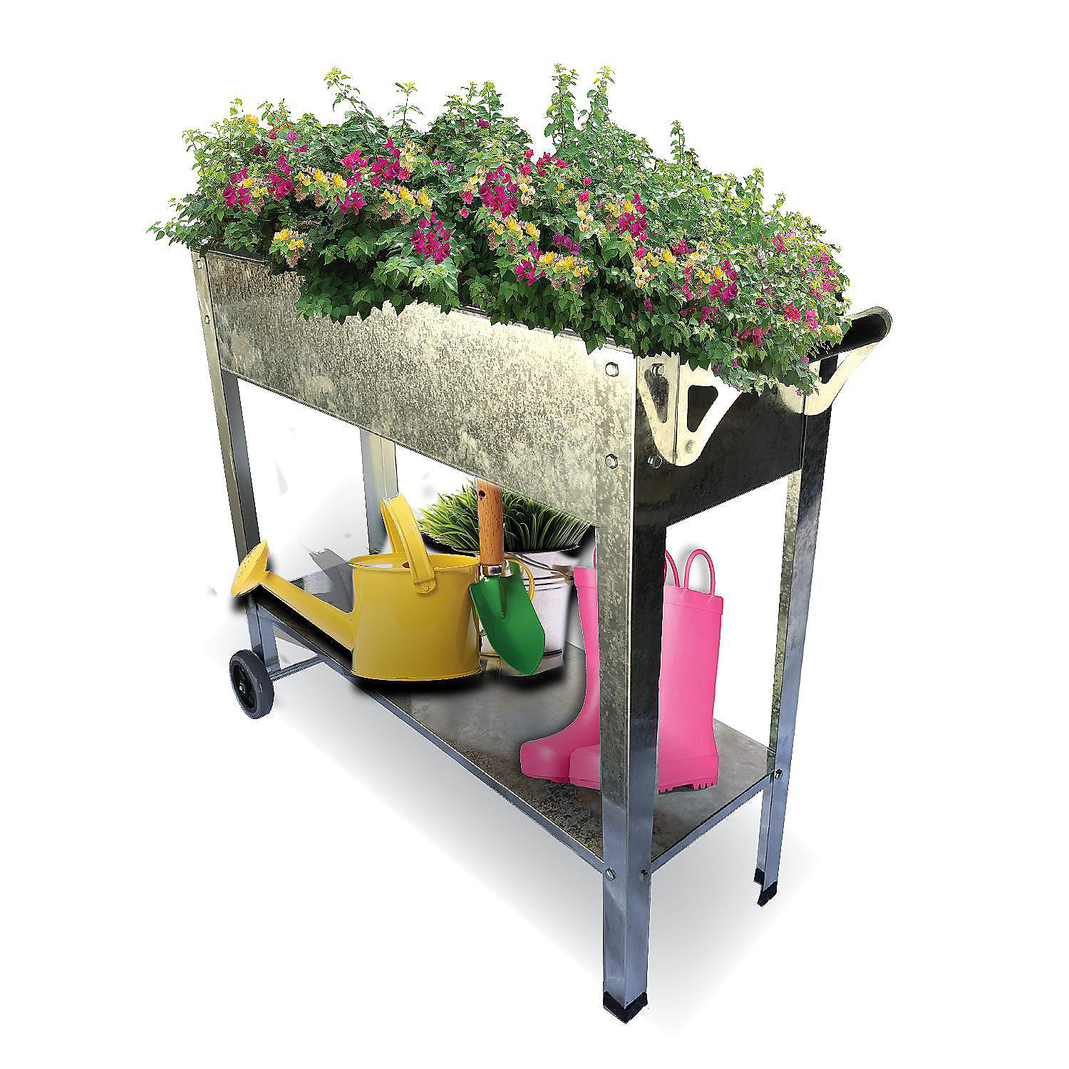 wheeled garden bed