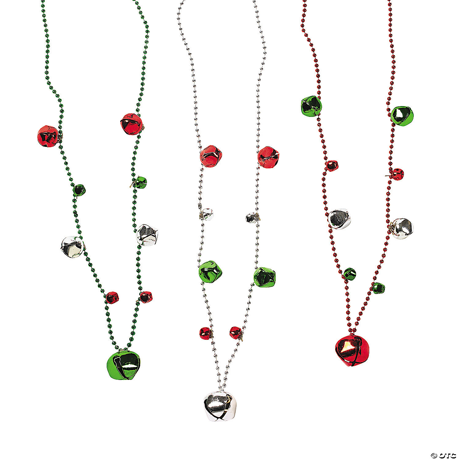 Bead Necklaces with Jingle Bells - 12 Pc. | Oriental Trading