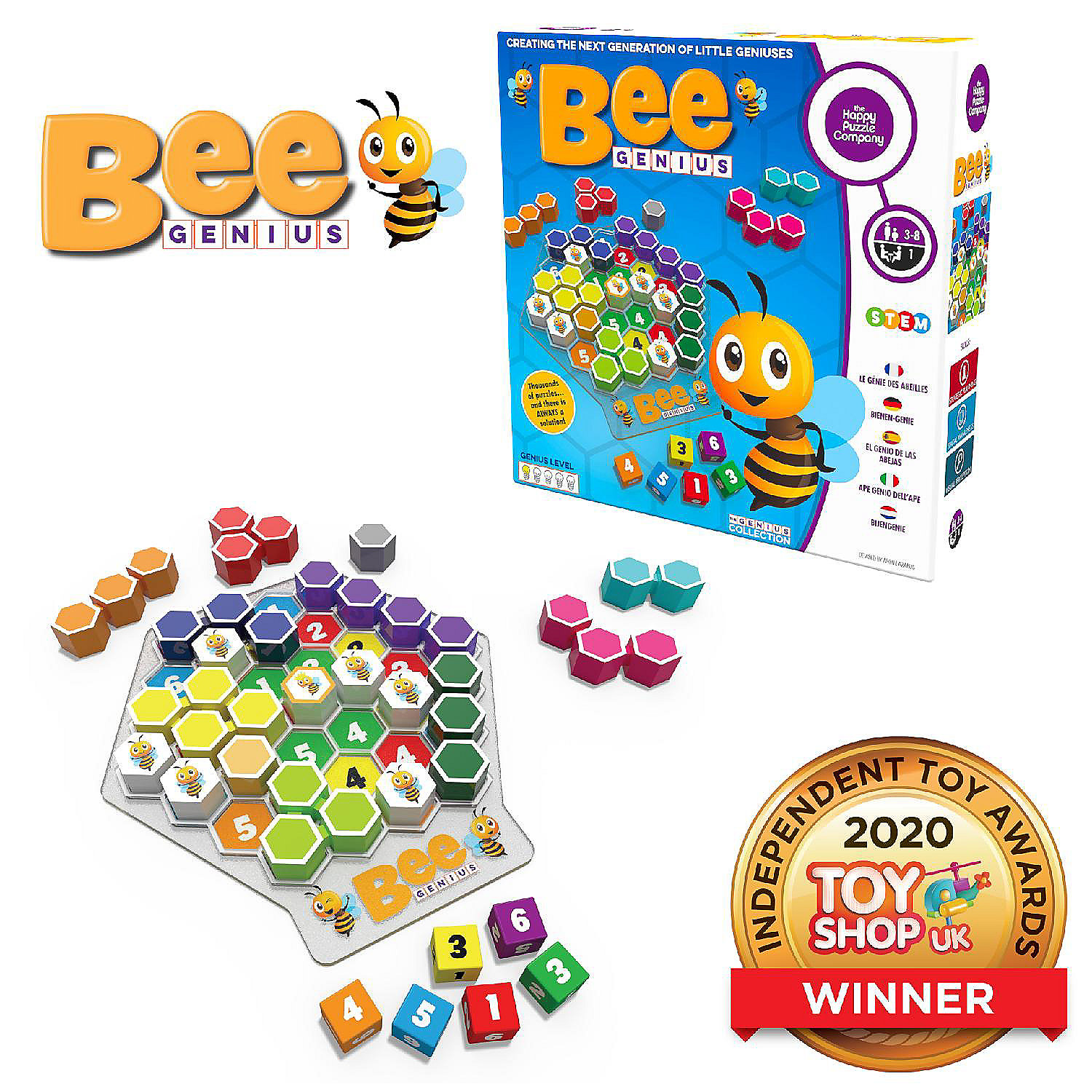 Bee Genius Board Game For Yound Children | Oriental Trading