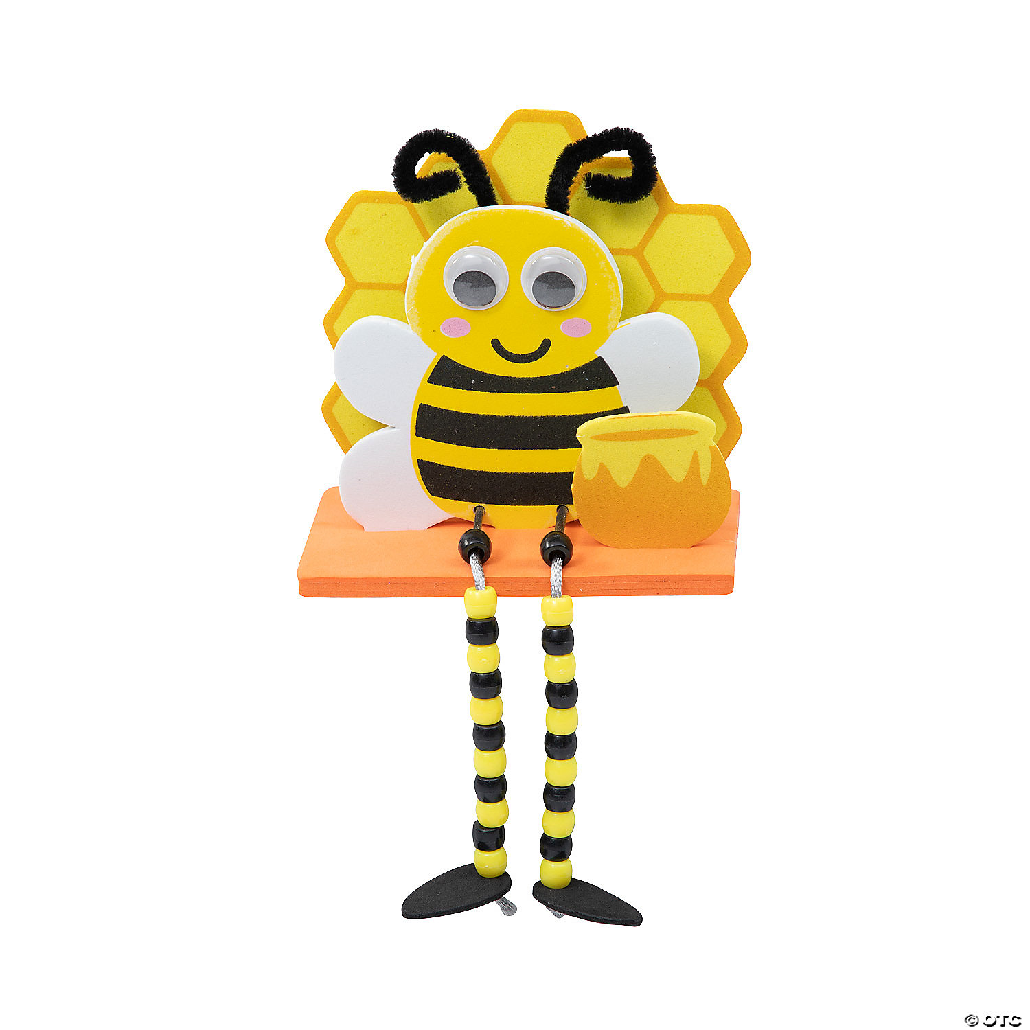 Bee with Hanging Legs Craft Kit - Makes 12 | Oriental Trading