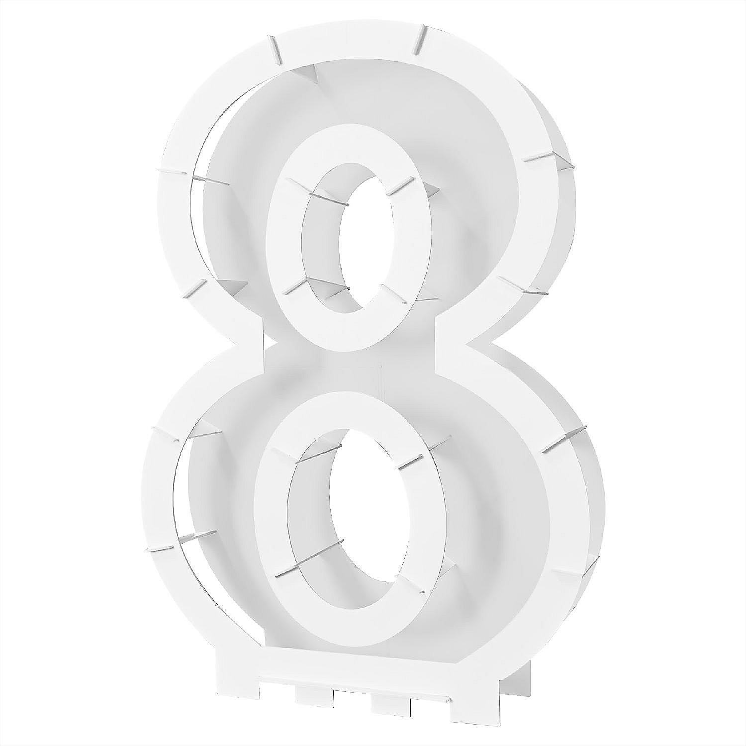 Beistle Balloon Mosaic Number "8" Frame 4 Pack Oriental Trading