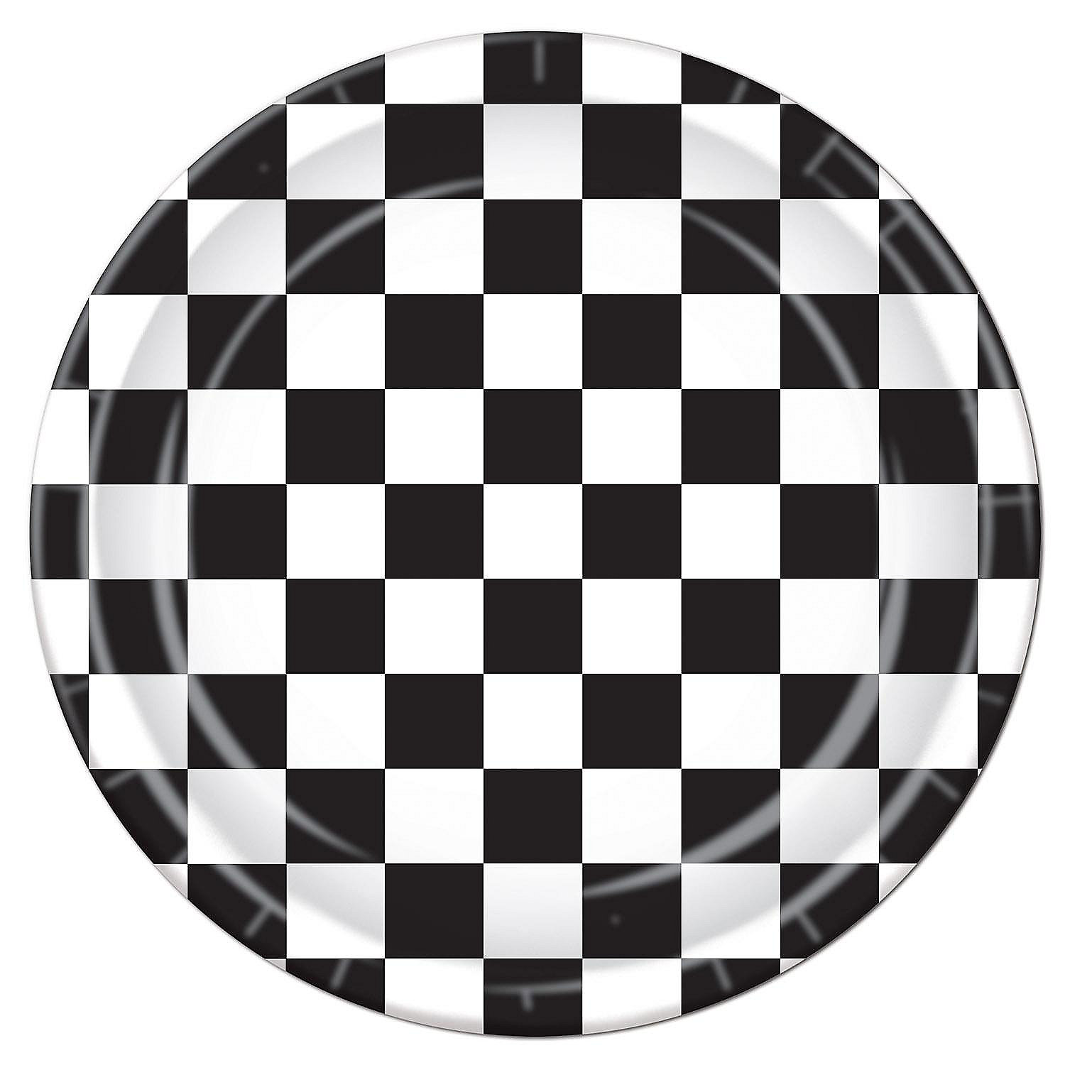 Beistle Checkered Plates 12 Pack Oriental Trading