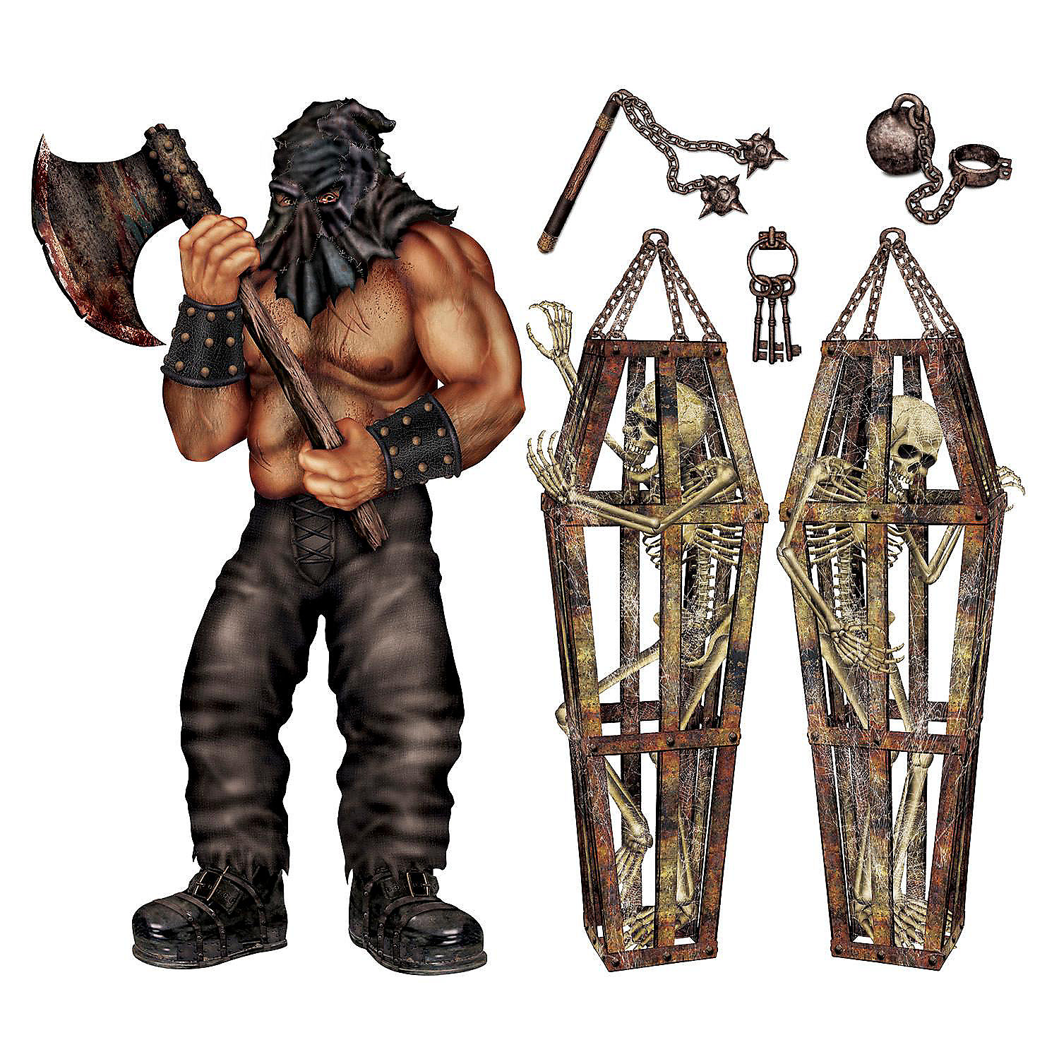 Beistle Executioner & Skeleton Props 12 Pack Oriental Trading