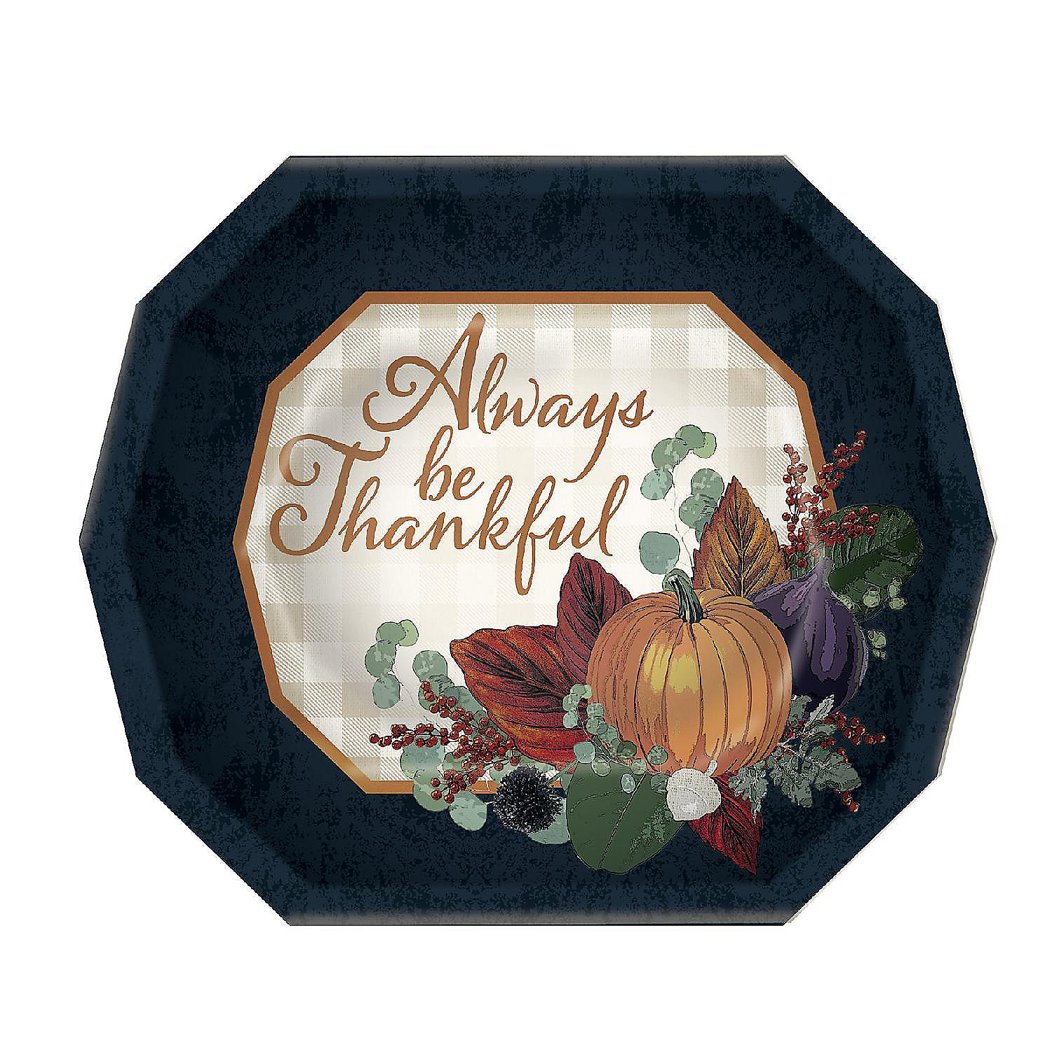 Beistle Fall Thanksgiving Dinner Plates 12 Pack Oriental Trading