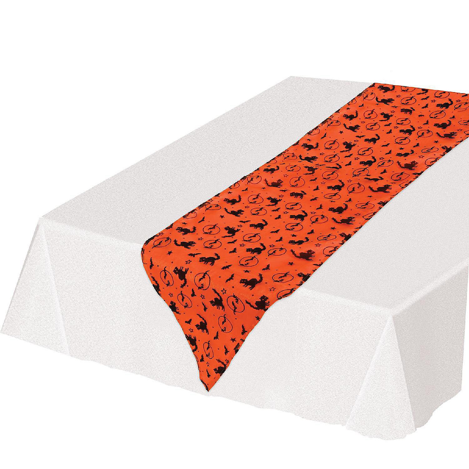Beistle Halloween Fabric Table Runner 12 Pack Oriental Trading