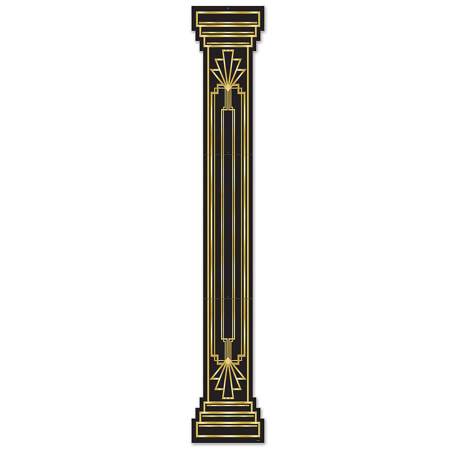 Beistle Jtd Great 20's Column PullDown Cutout 12 Pack Oriental
