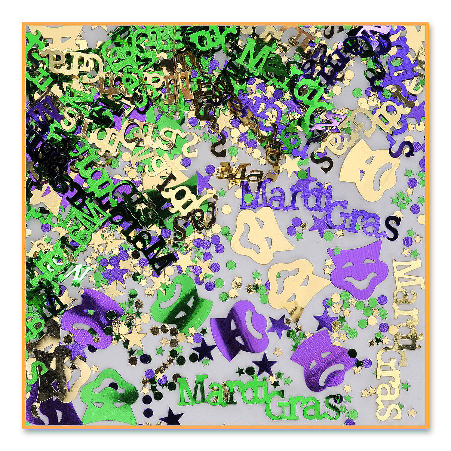 Beistle Mardi Gras Confetti 6 Pack Oriental Trading