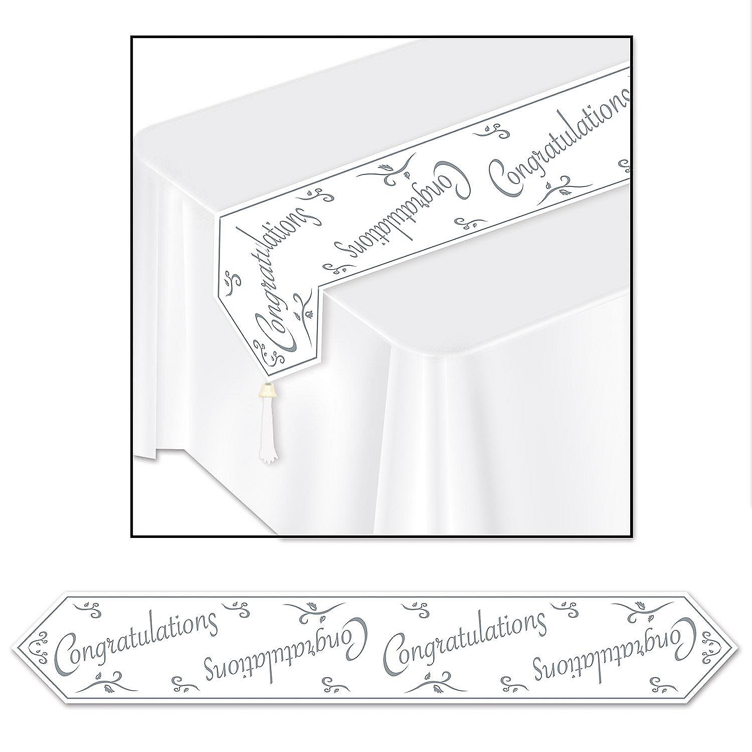 Beistle Printed Congratulations Table Runner 12 Pack Oriental Trading