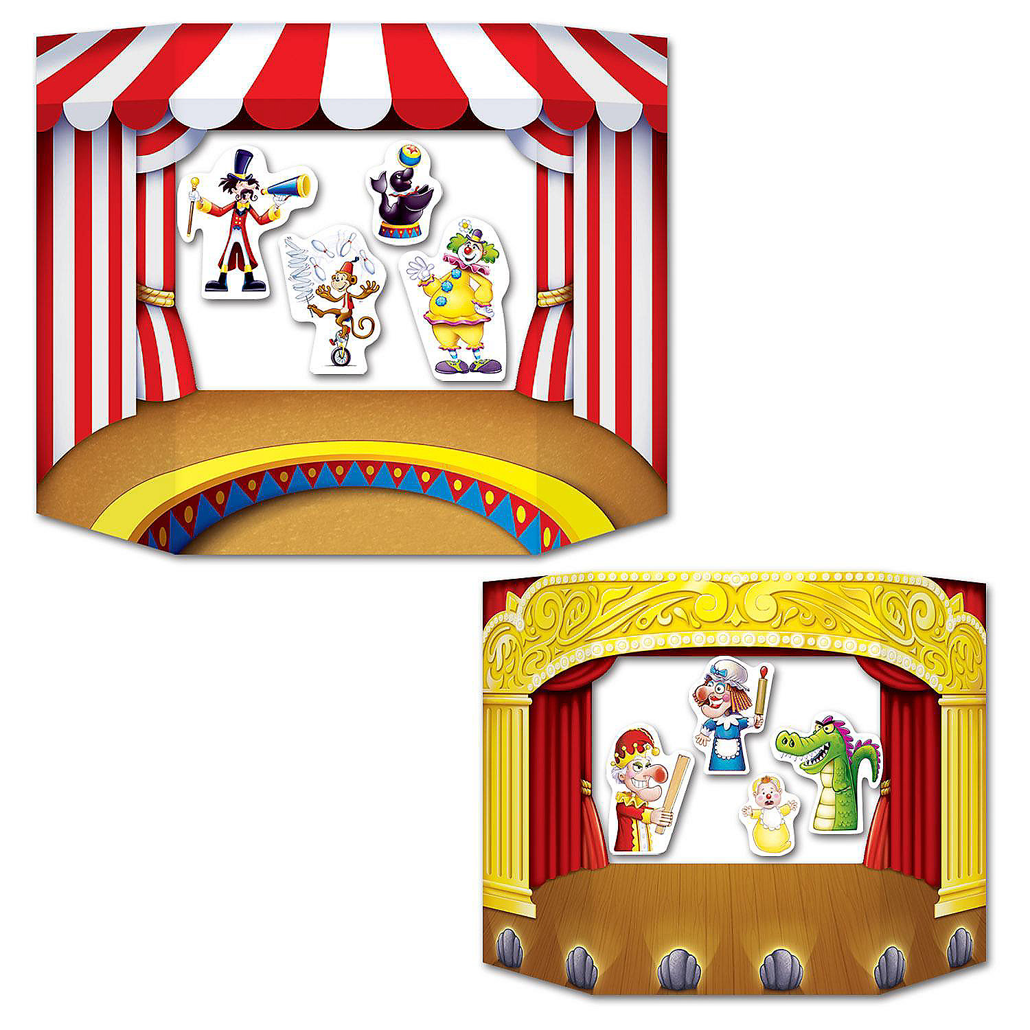 Beistle - Puppet Show Theater Photo Prop - 6 Pack | Oriental Trading