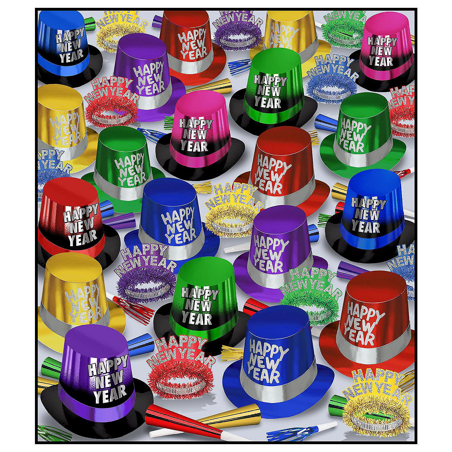 Beistle The Great New Year Assorted for 300 1 Pack Oriental Trading