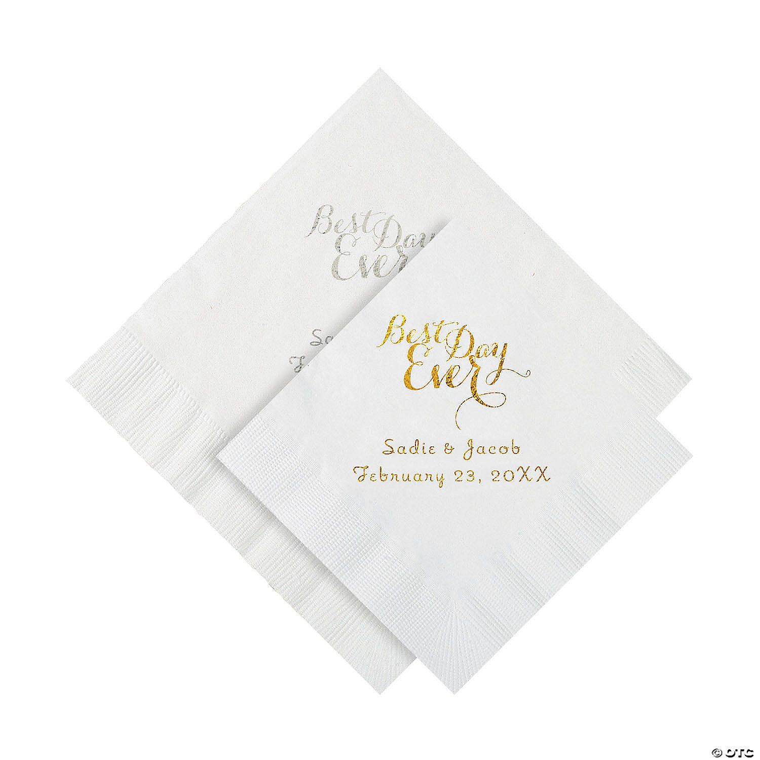 Personalized Party Favors and Matching Personalized Napkins 100 of each. 