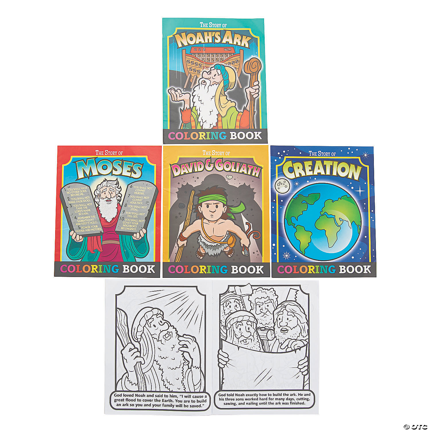 kids bible stories coloring pages