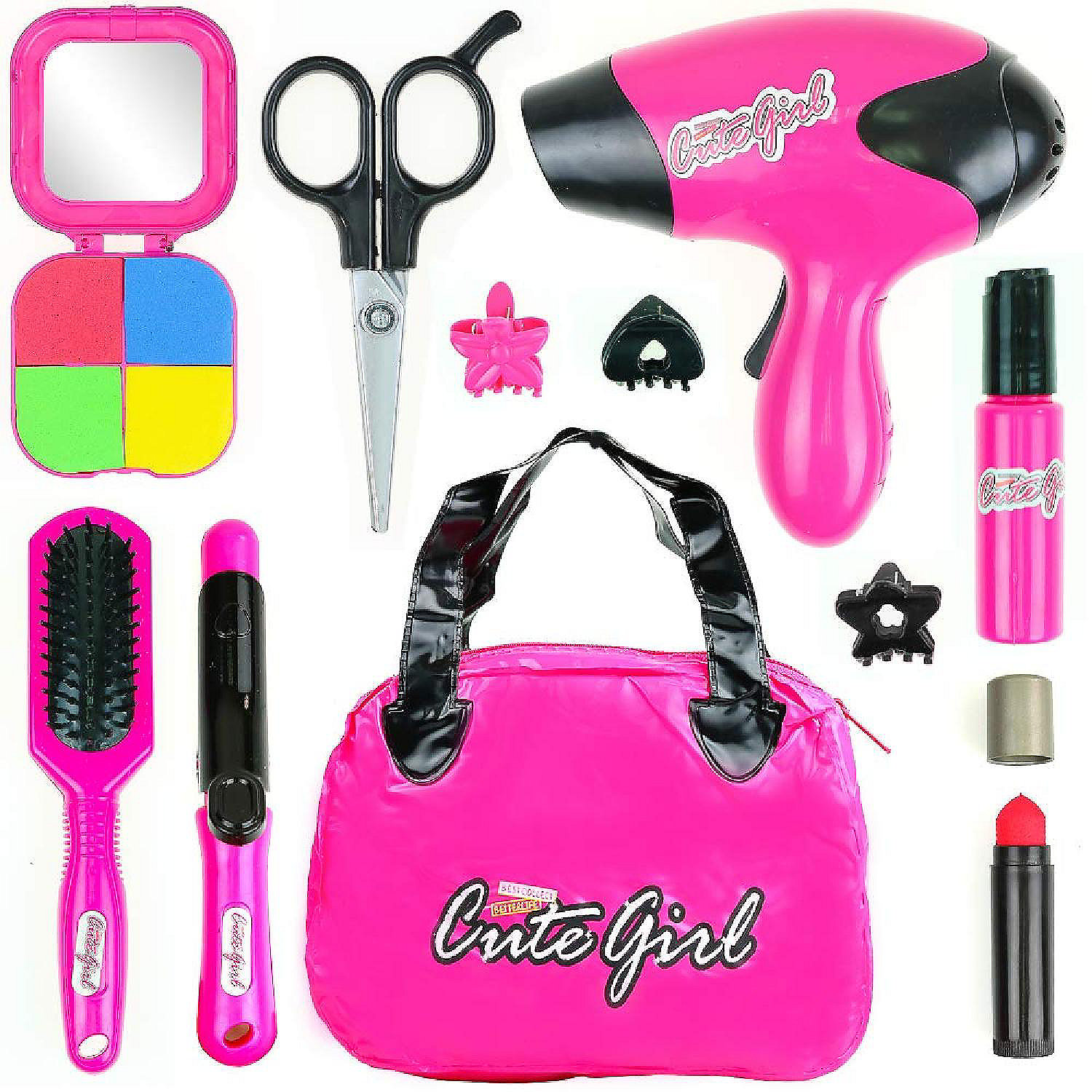 Pink Beauty Fashion Hair Salon Play Set 