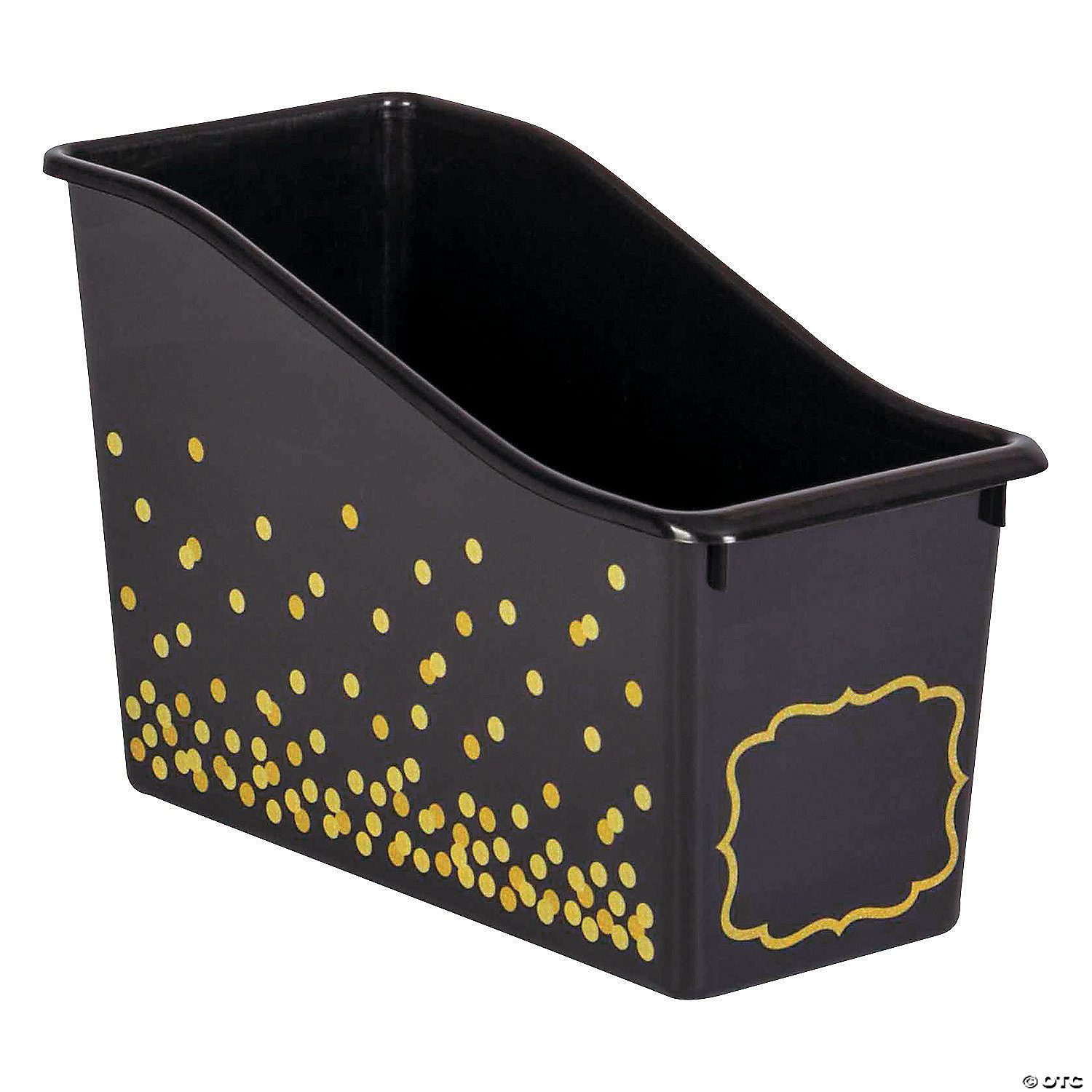 Black Confetti Book Bin | Oriental Trading