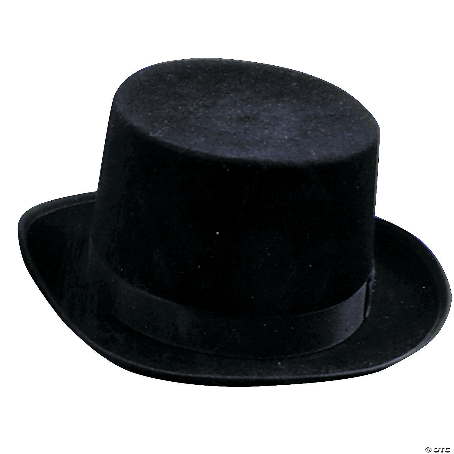 black felt top hat