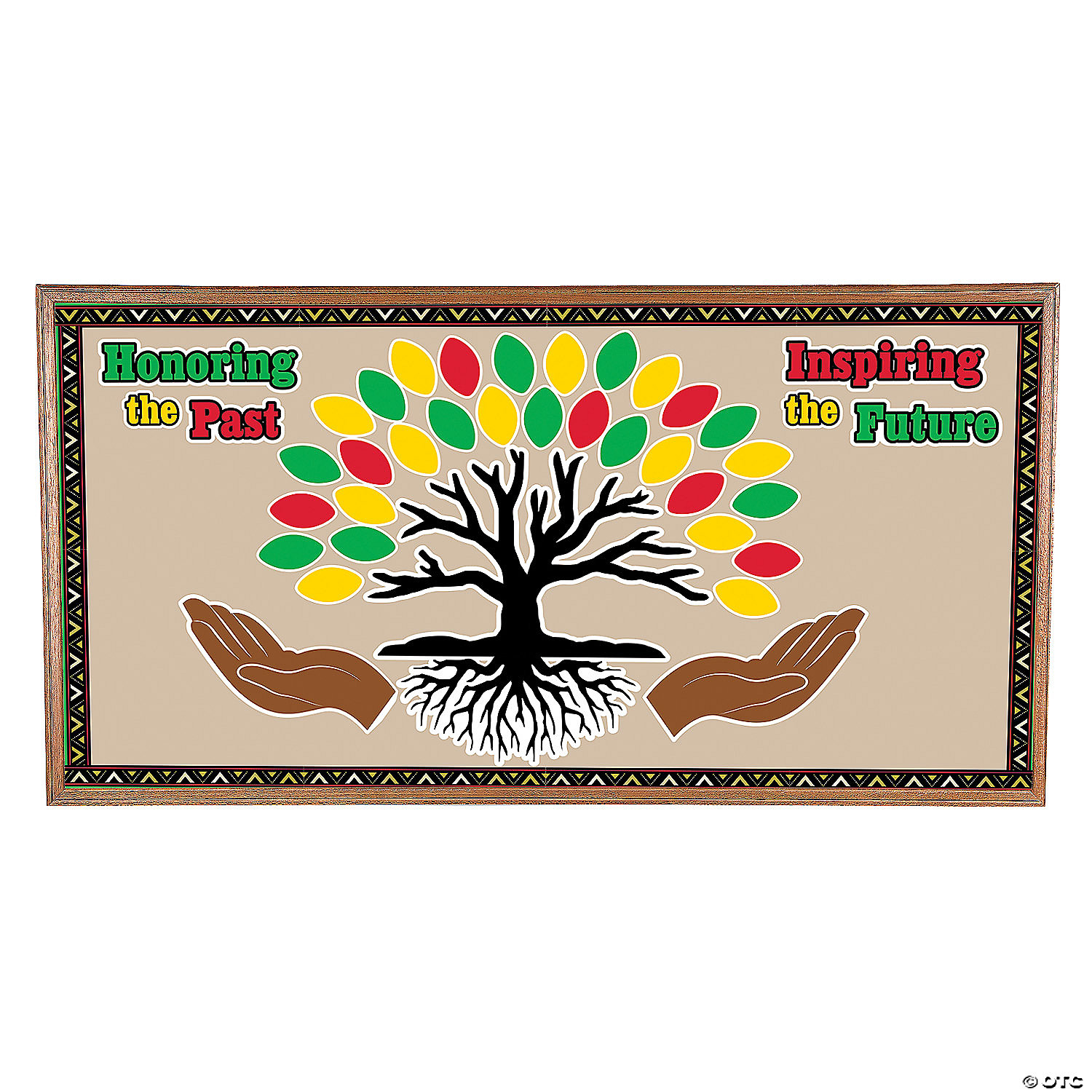 African American Family Bulletin Board Cut Out 