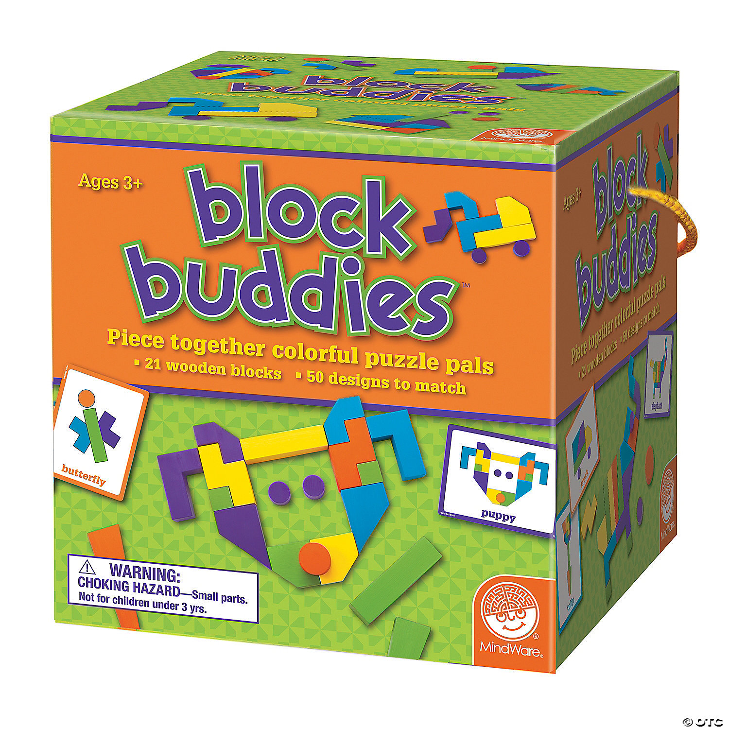 Block Buddies Educational Block Game for Kids MindWare 25106W 1038521 