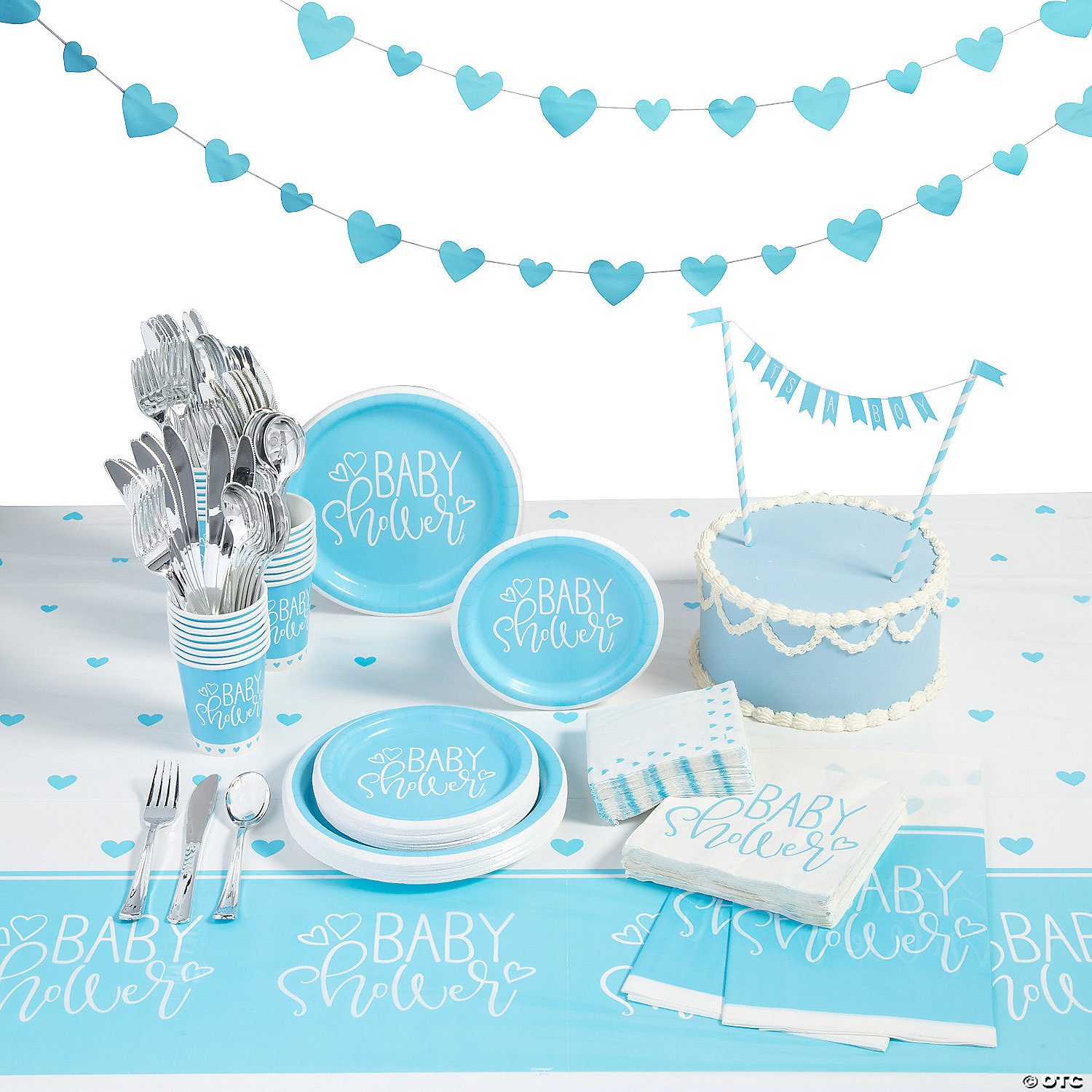 baby boy shower paper products