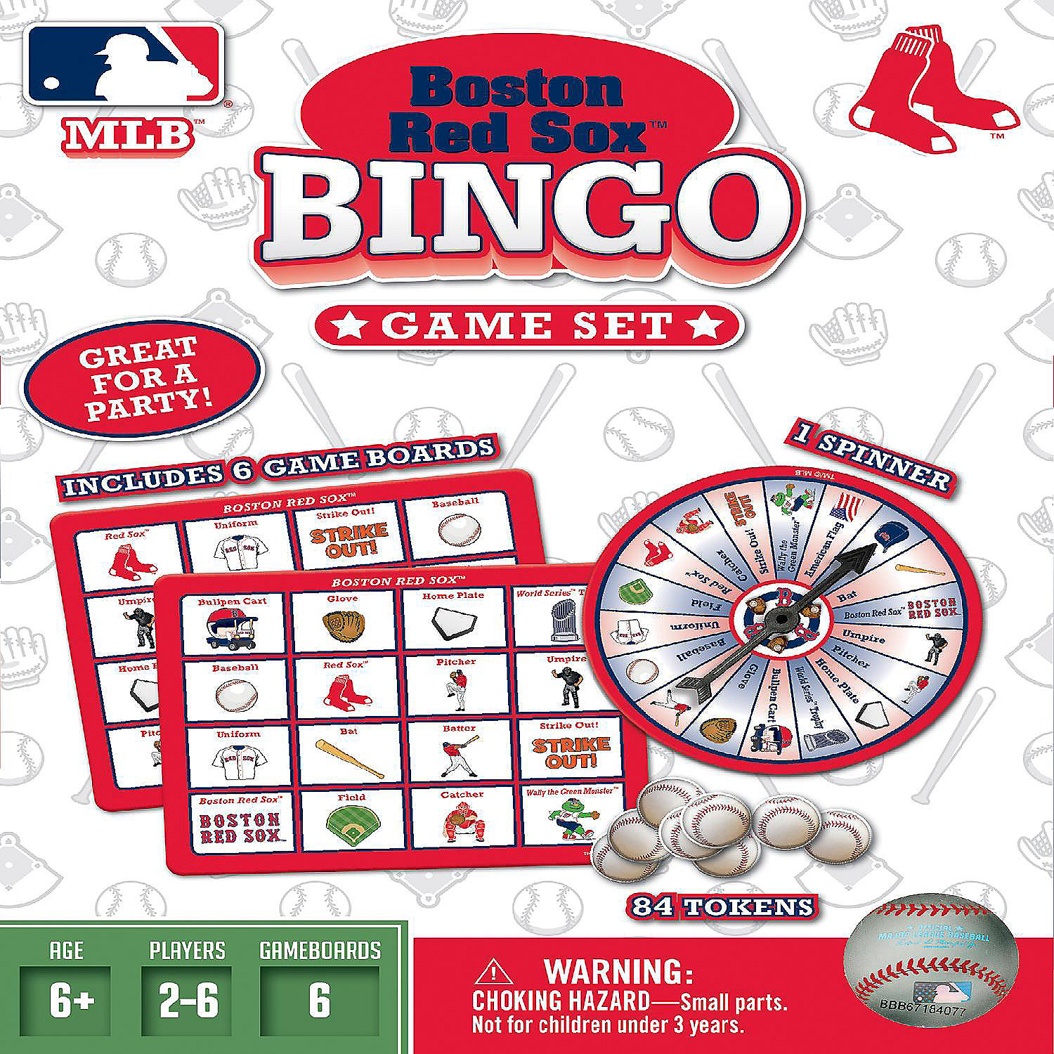 Boston Red Sox Bingo Game | Oriental Trading