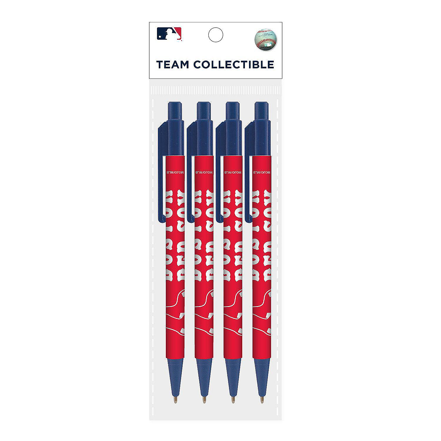 Boston Red Sox Cool Color Pen 4-Pack, 12 Sets