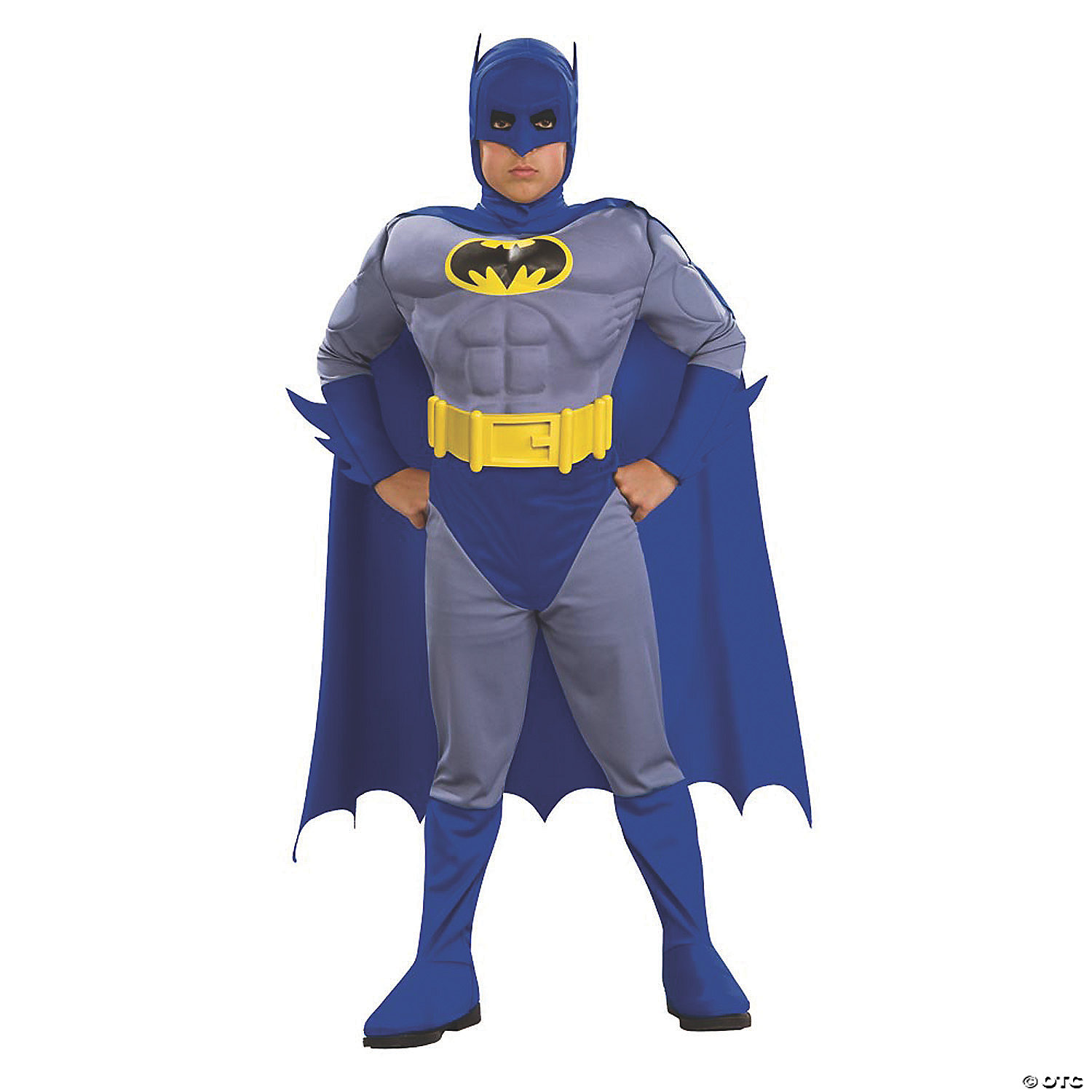 Boy's Deluxe Muscle Batman™ Costume - Small | Oriental Trading
