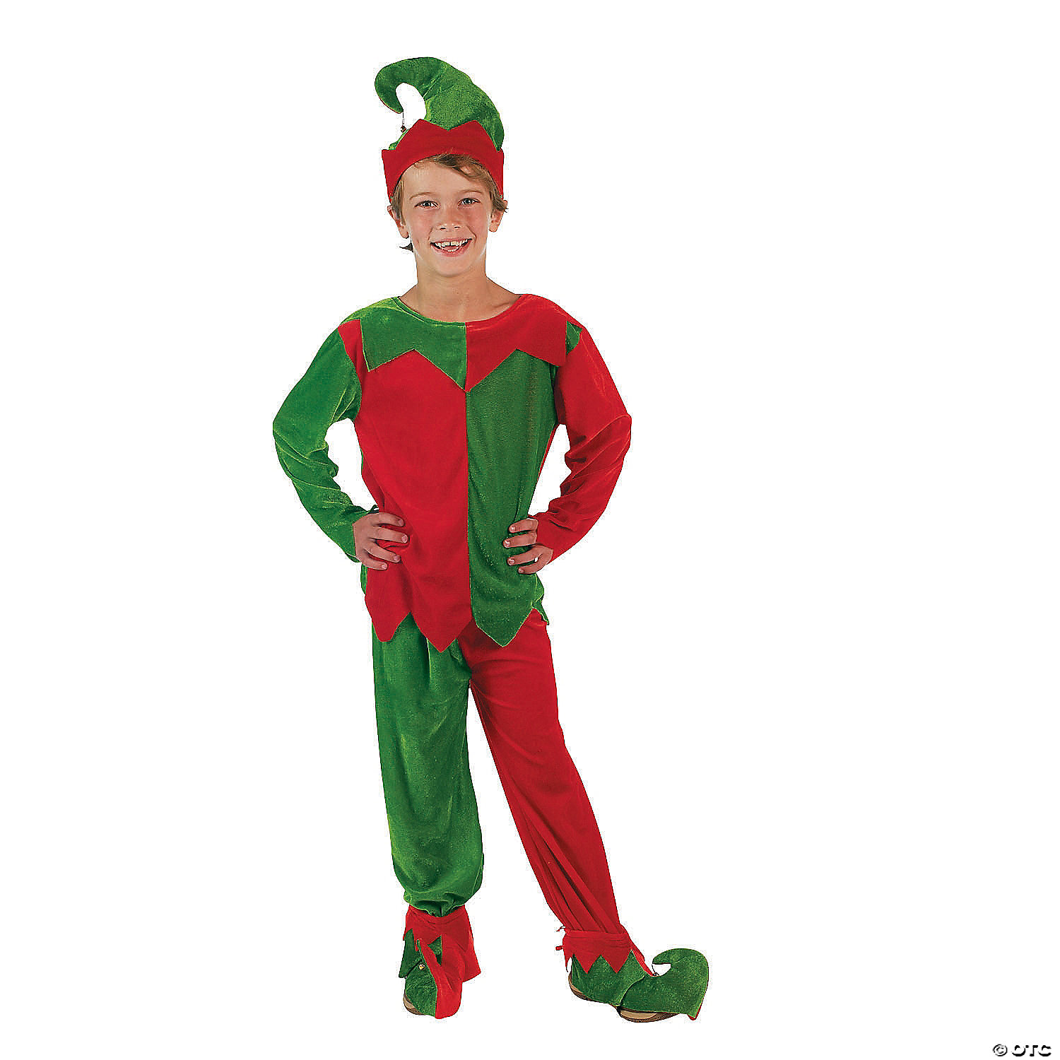 California Costumes Christmas Elf Adult Green//Red Small//Medium