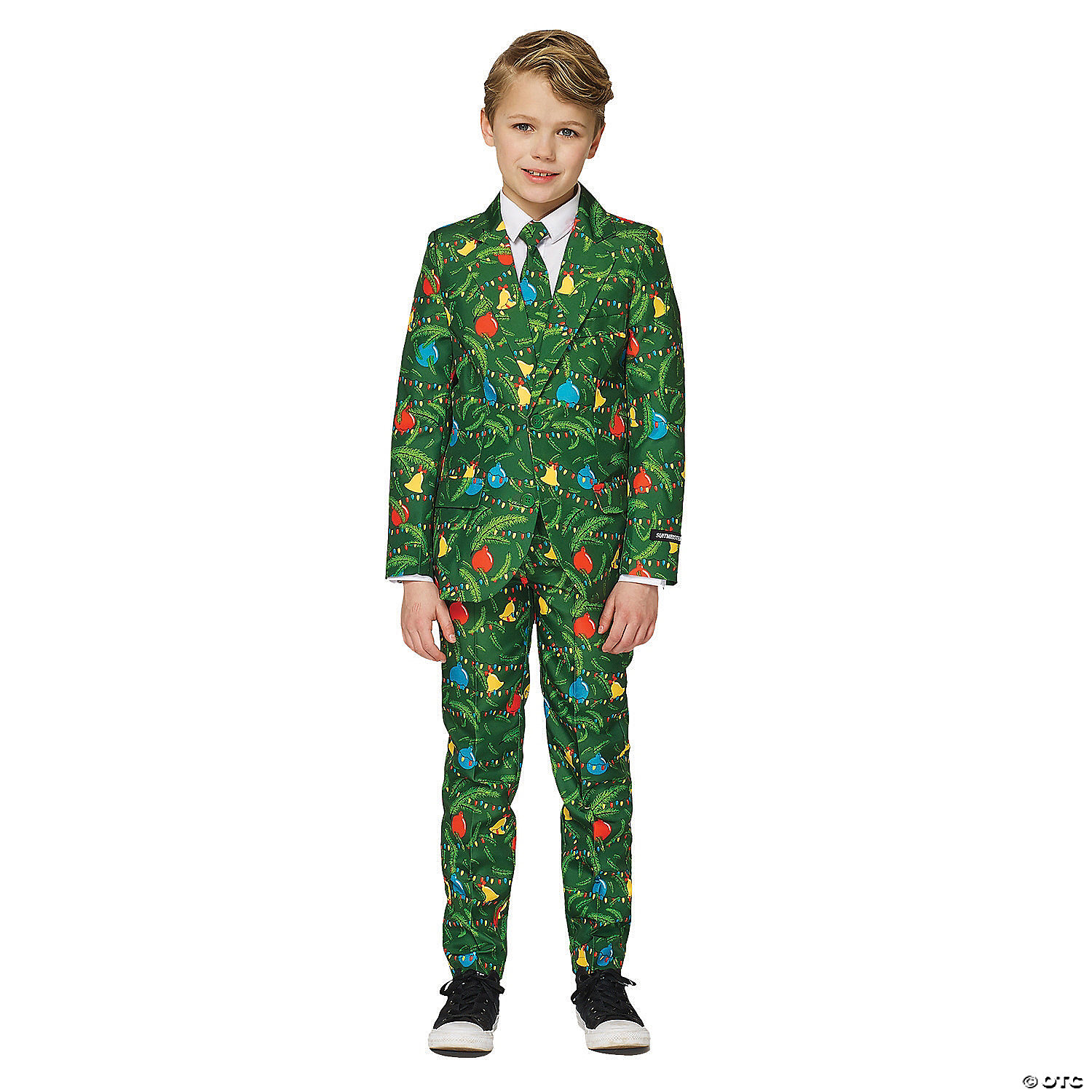 Explícito Persona enferma comprender Boy's Green Christmas Tree Suit | Oriental Trading