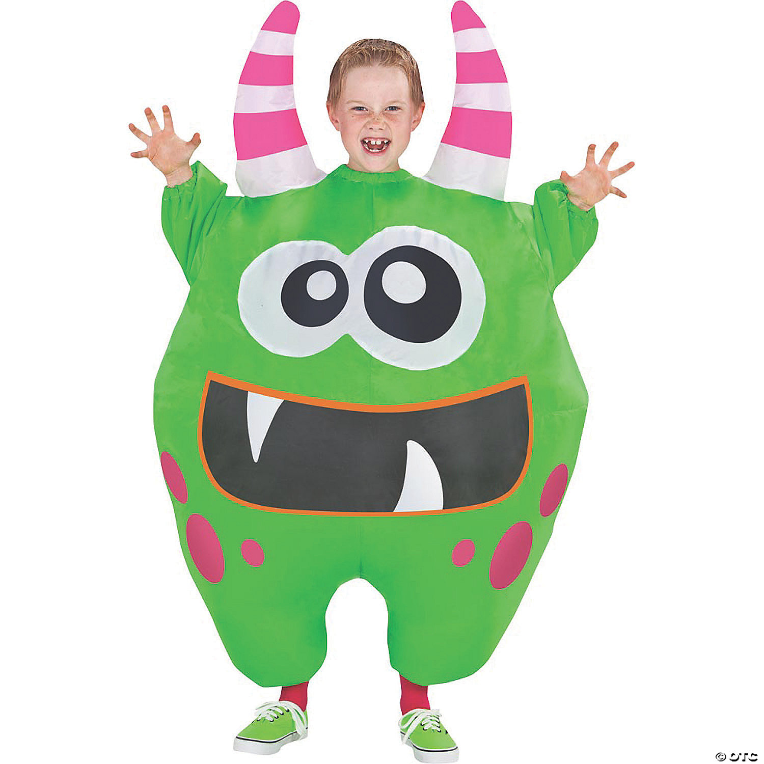 Boy's Inflatable Green Scareblown Costume