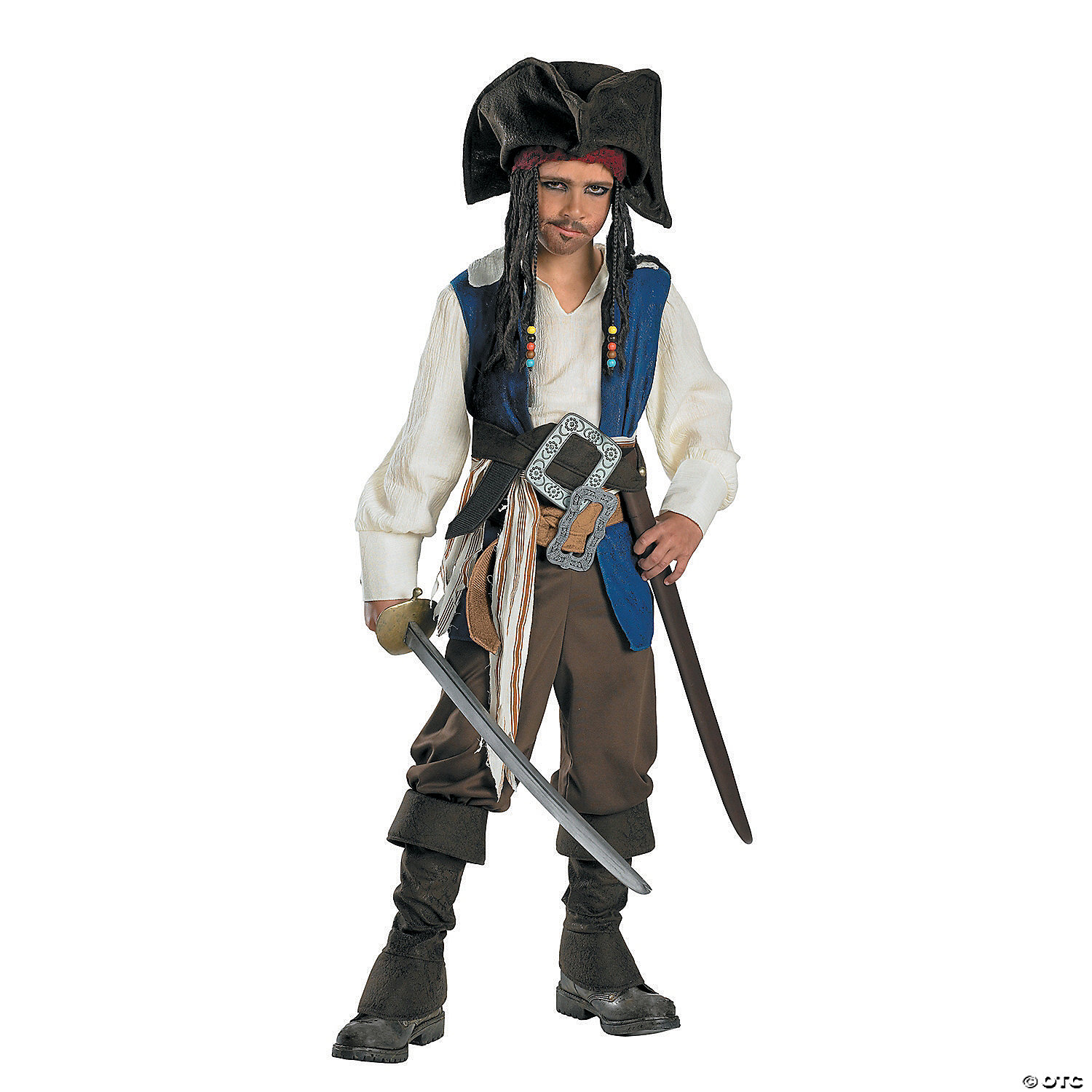 Captain Jack Sparrow Boys Classic Costume