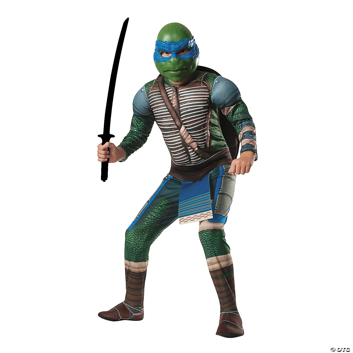 Infant Baby Teenage Mutant Ninja Turtles Leonardo Green Costume  Romper 