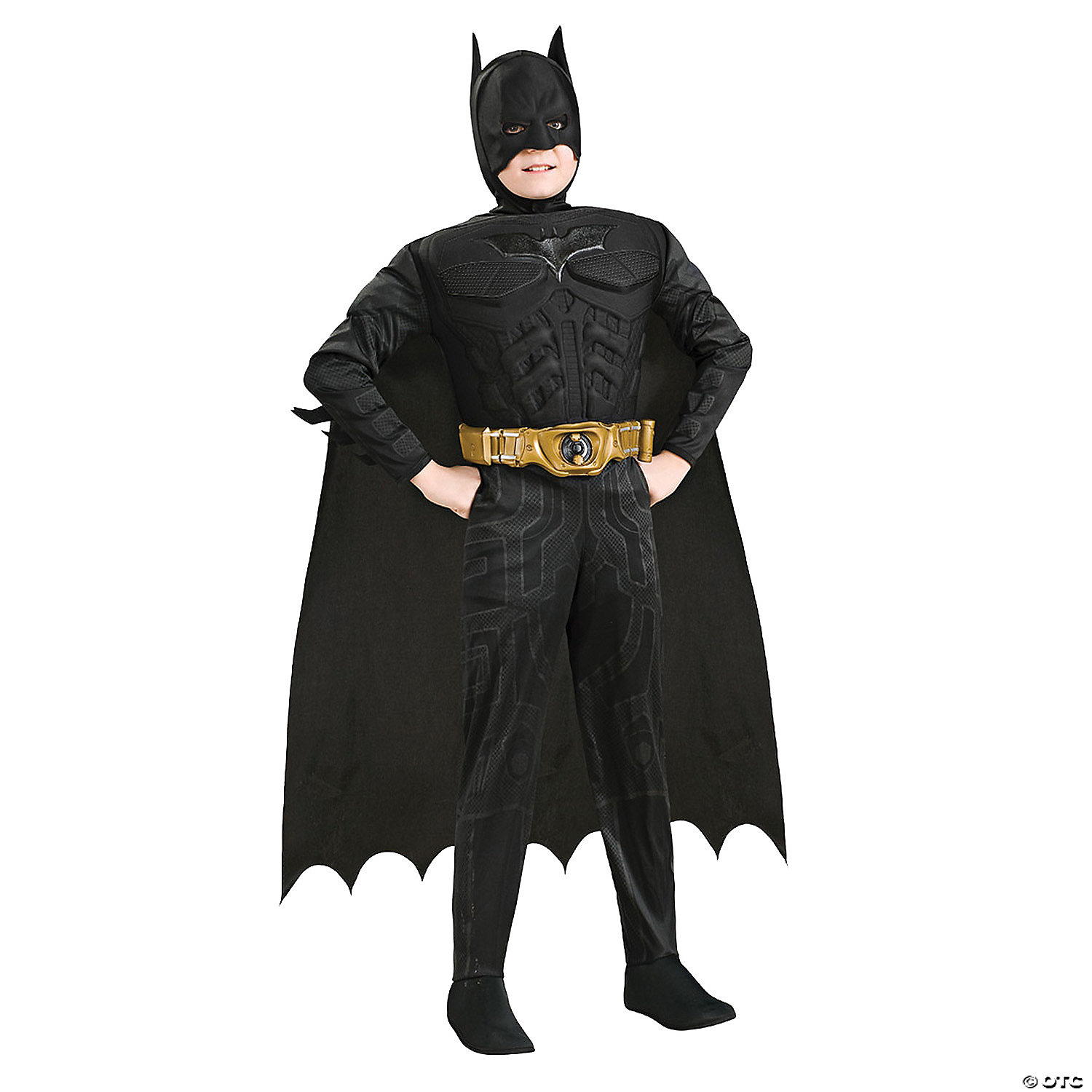 Boy's The Dark Knight Rises Deluxe Muscle Batman Costume | Oriental Trading