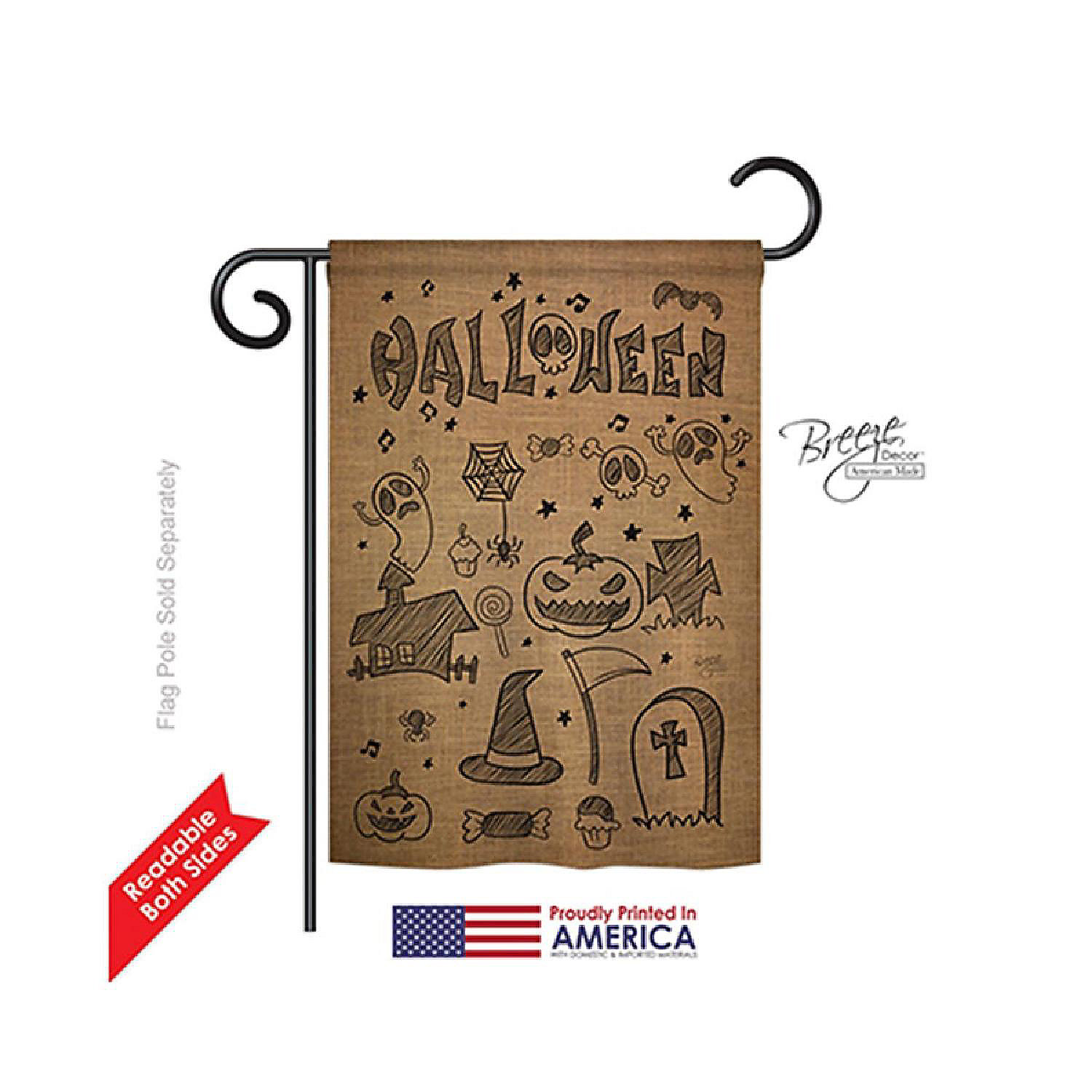 Breeze Decor Halloween Halloween Doodles Oriental Trading