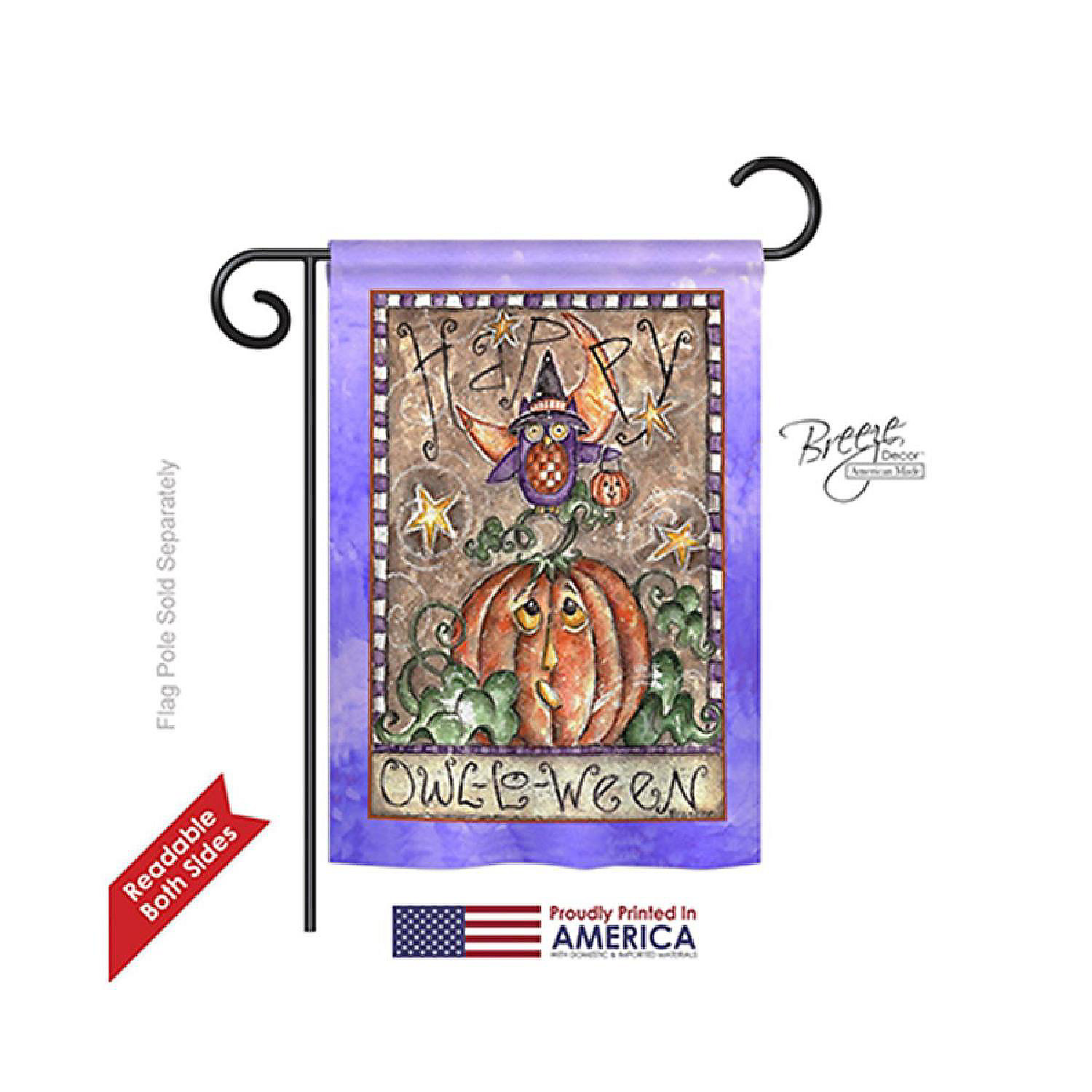 Breeze Decor Halloween Happy Owl Lo Ween Oriental Trading
