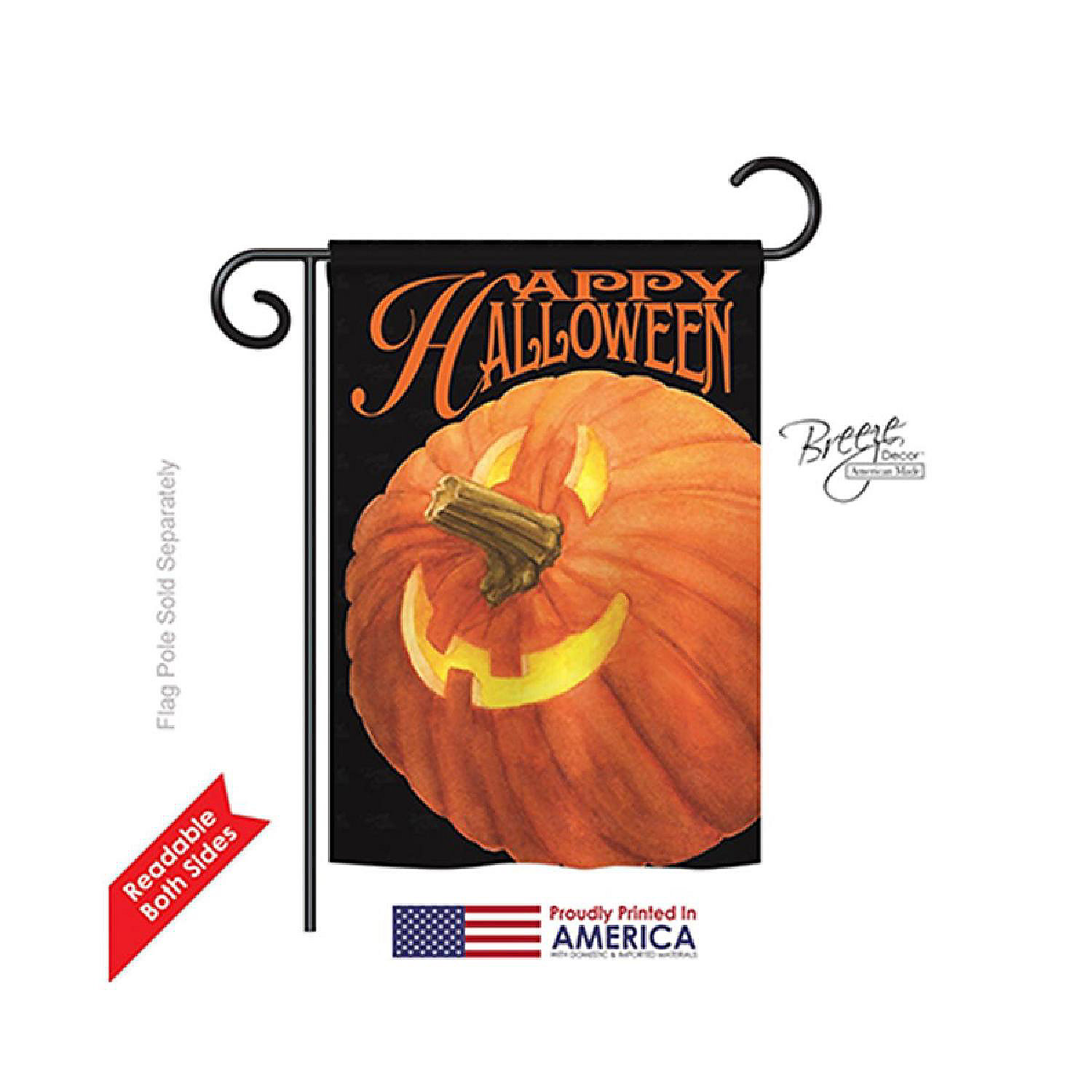 Breeze Decor Halloween Jack O Lantern 2 Oriental Trading